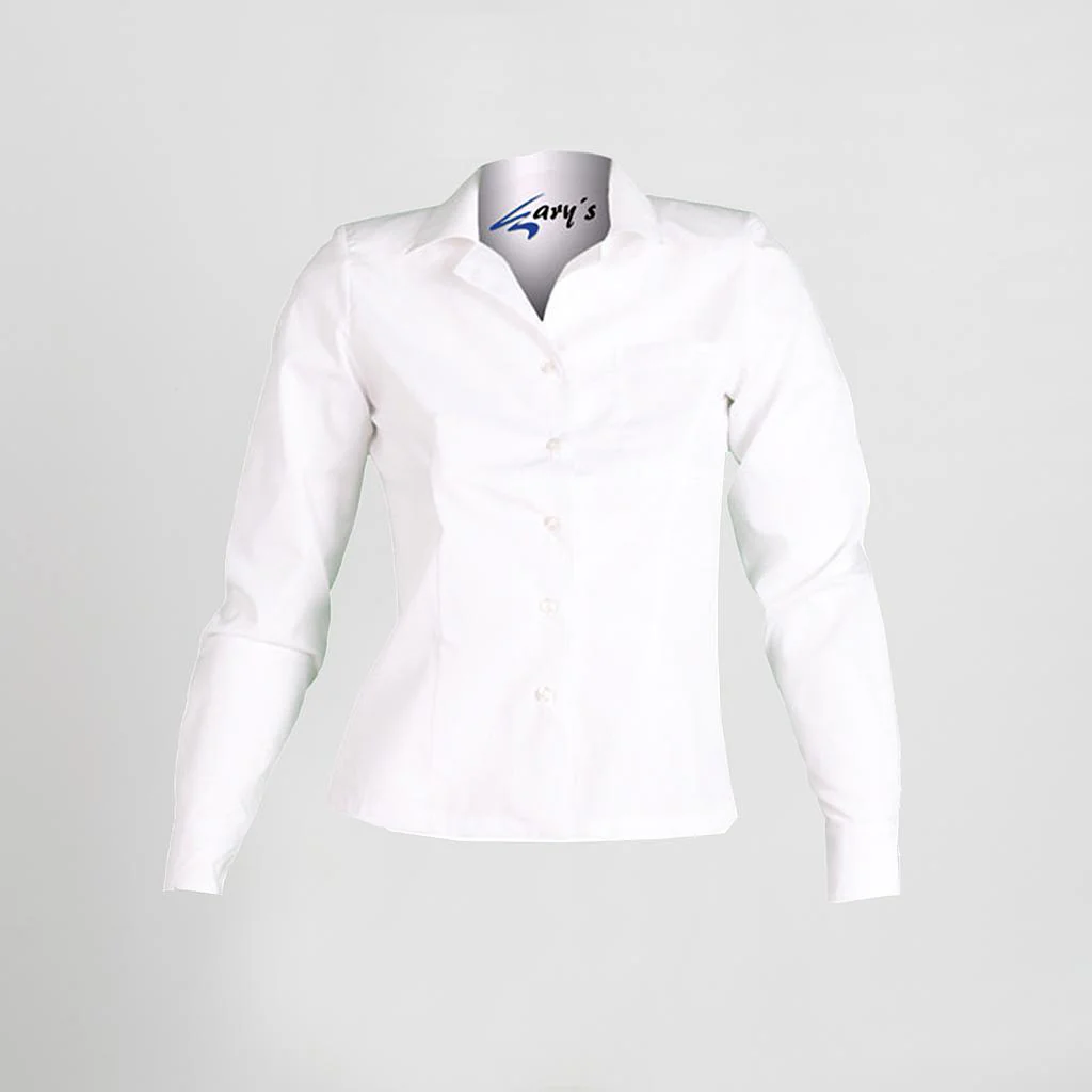 BLUSA CAMARERA ENTALLADA M/LARGA - Image 3