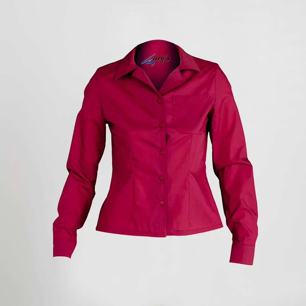 BLUSA CAMARERA ENTALLADA M/LARGA - Image 4