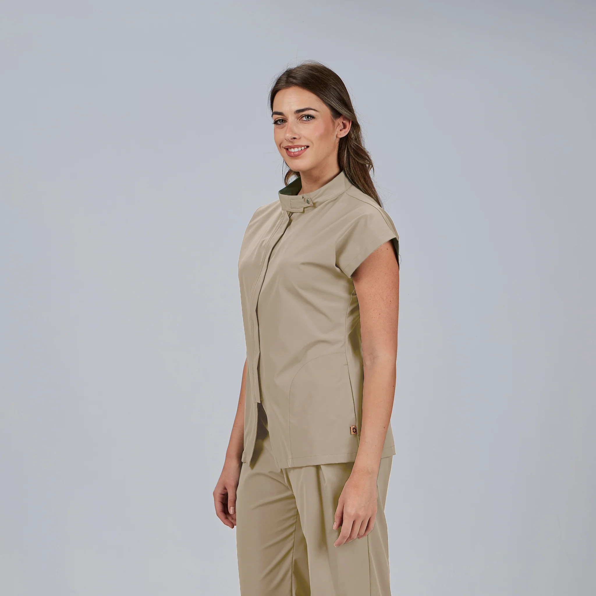 BLUSA MUJER ABIERTA CREMALLERA M/C MUSA - Image 14