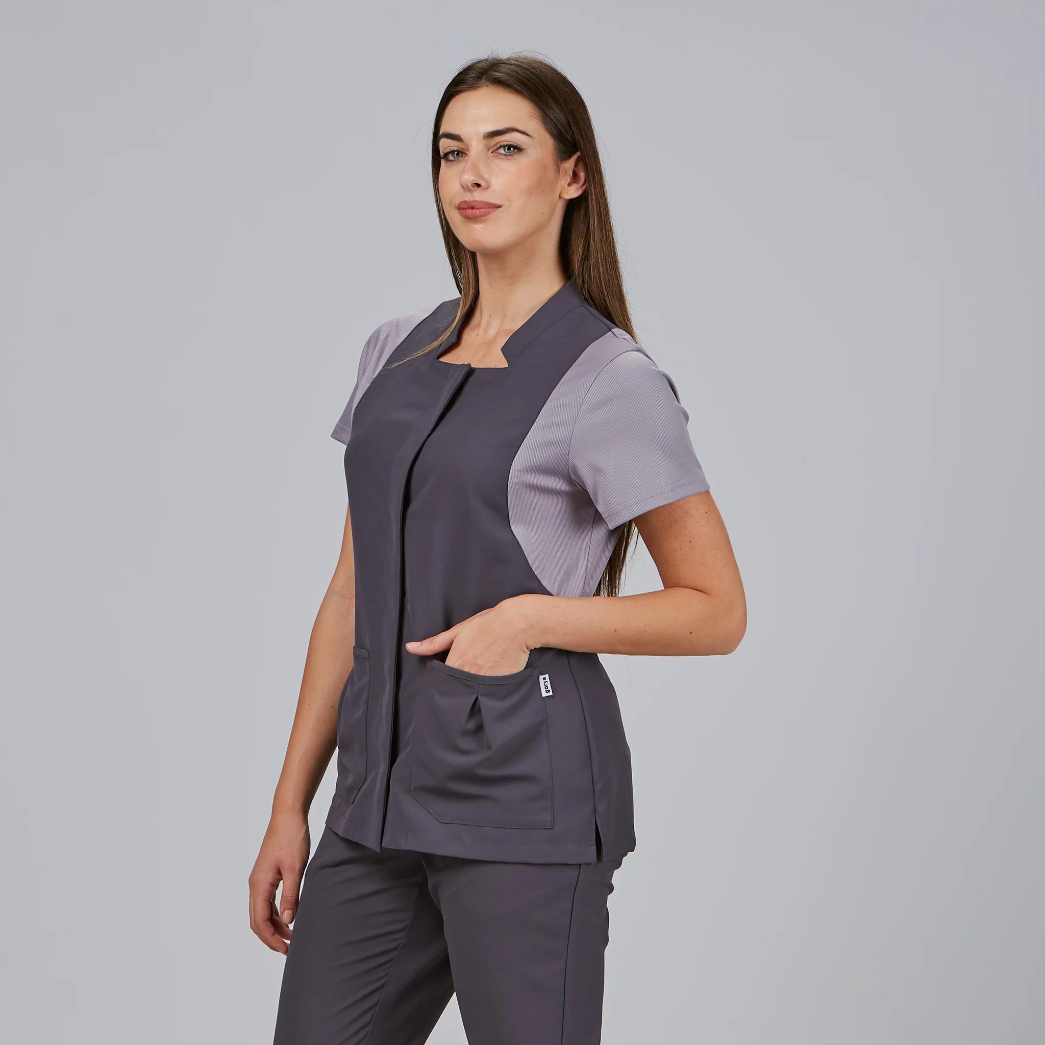 BLUSA MUJER BOTON OCULTO M/C CARMINA - Image 4
