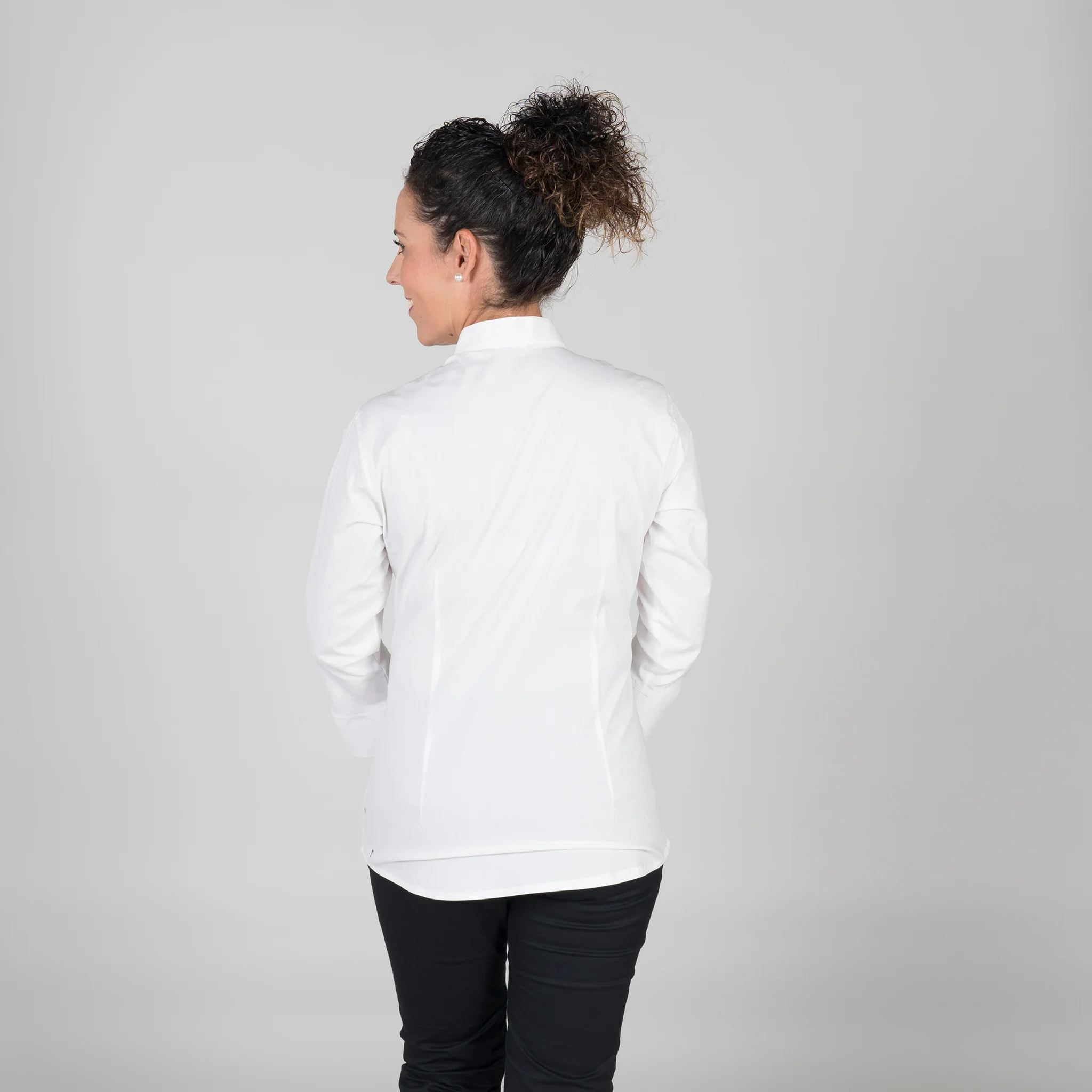 BLUSA MUJER C/MAO MANGA 3/4 ALGODON ELASTICO - Image 3