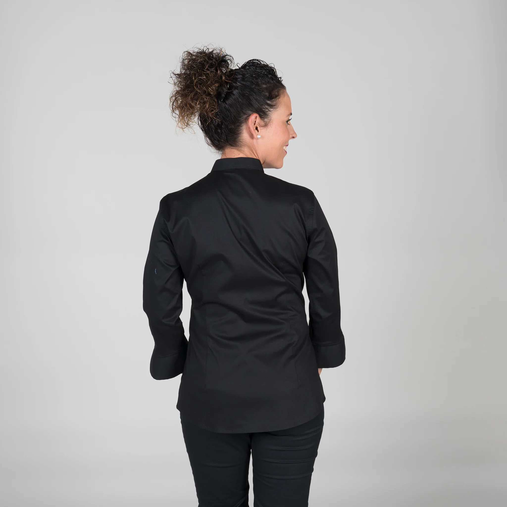 BLUSA MUJER C/MAO MANGA 3/4 ALGODON ELASTICO - Image 6