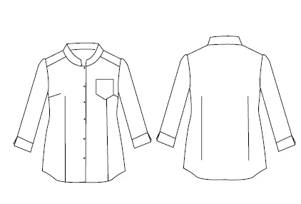 BLUSA MUJER C/MAO MANGA 3/4 ALGODON ELASTICO - Image 8