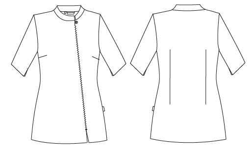 BLUSA MUJER CREMALLERA COSTADO - Image 4