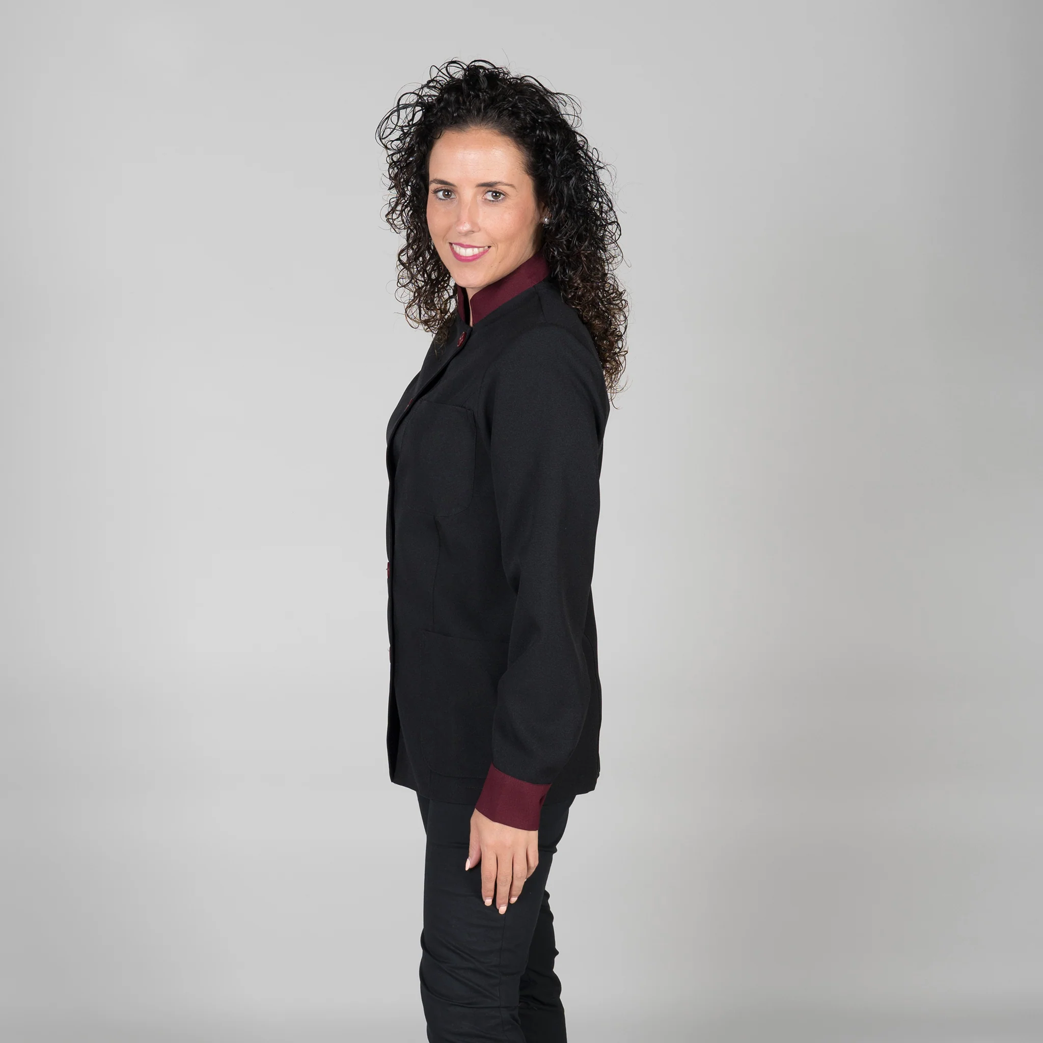 BLUSA MUJER CUELLO MAO M/LARGA COMBI - Image 4
