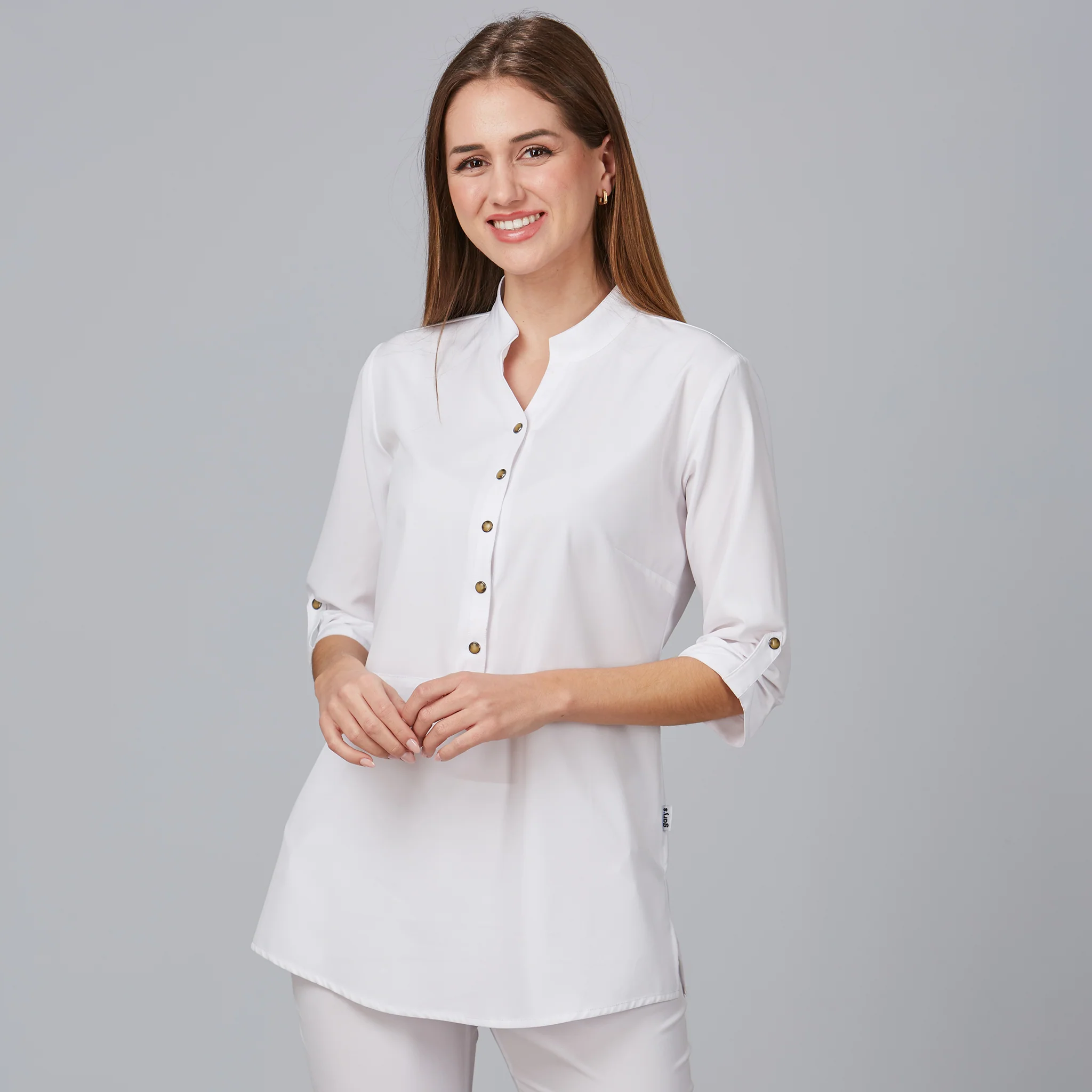 BLUSA MUJER CUELLO MAO VINCA - Image 7