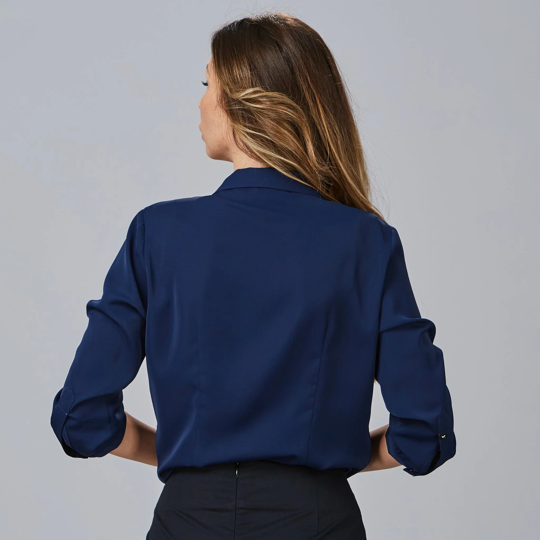 BLUSA MUJER CUELLO SOLAPA LAZO FLAVIA - Image 18