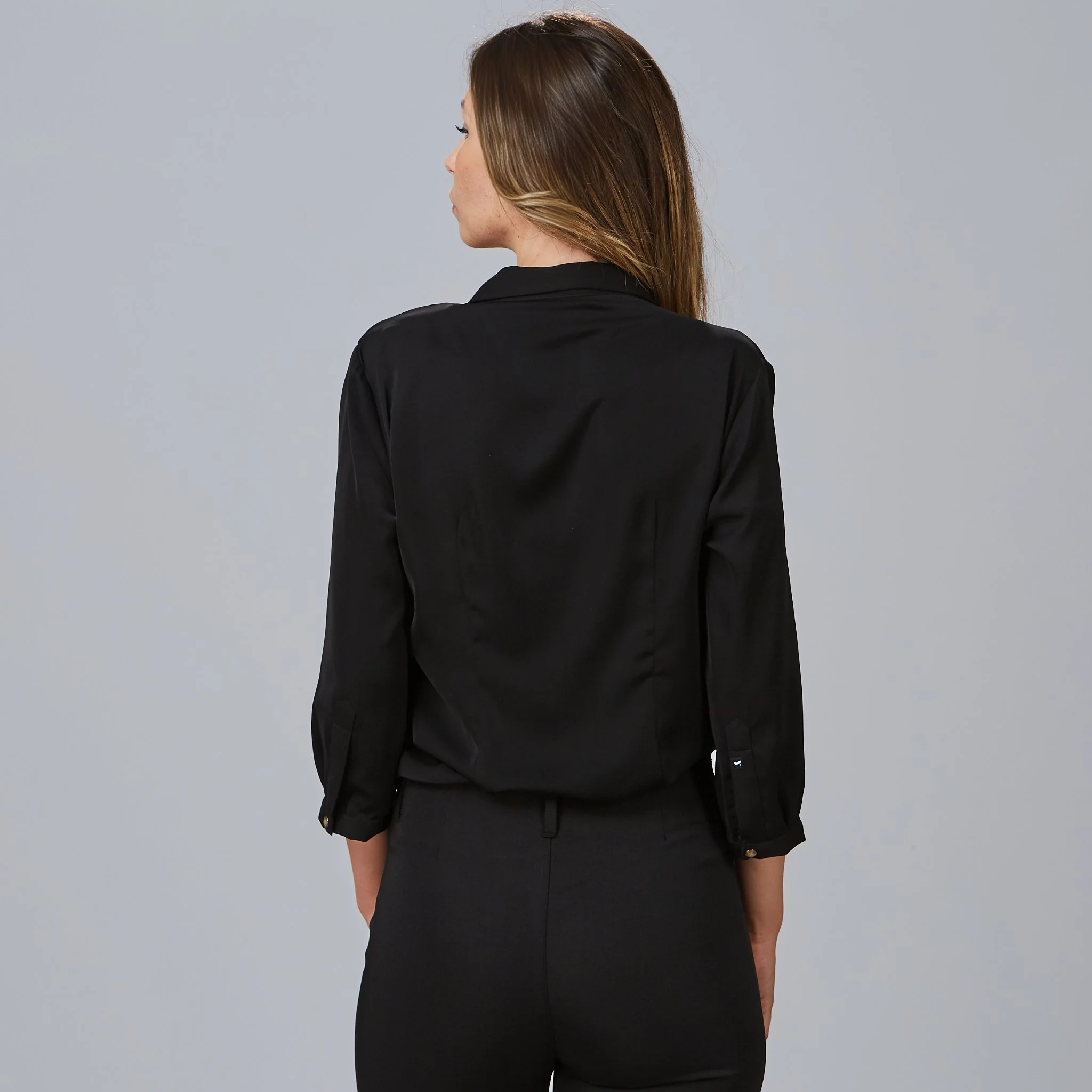 BLUSA MUJER CUELLO SOLAPA LAZO FLAVIA - Image 23