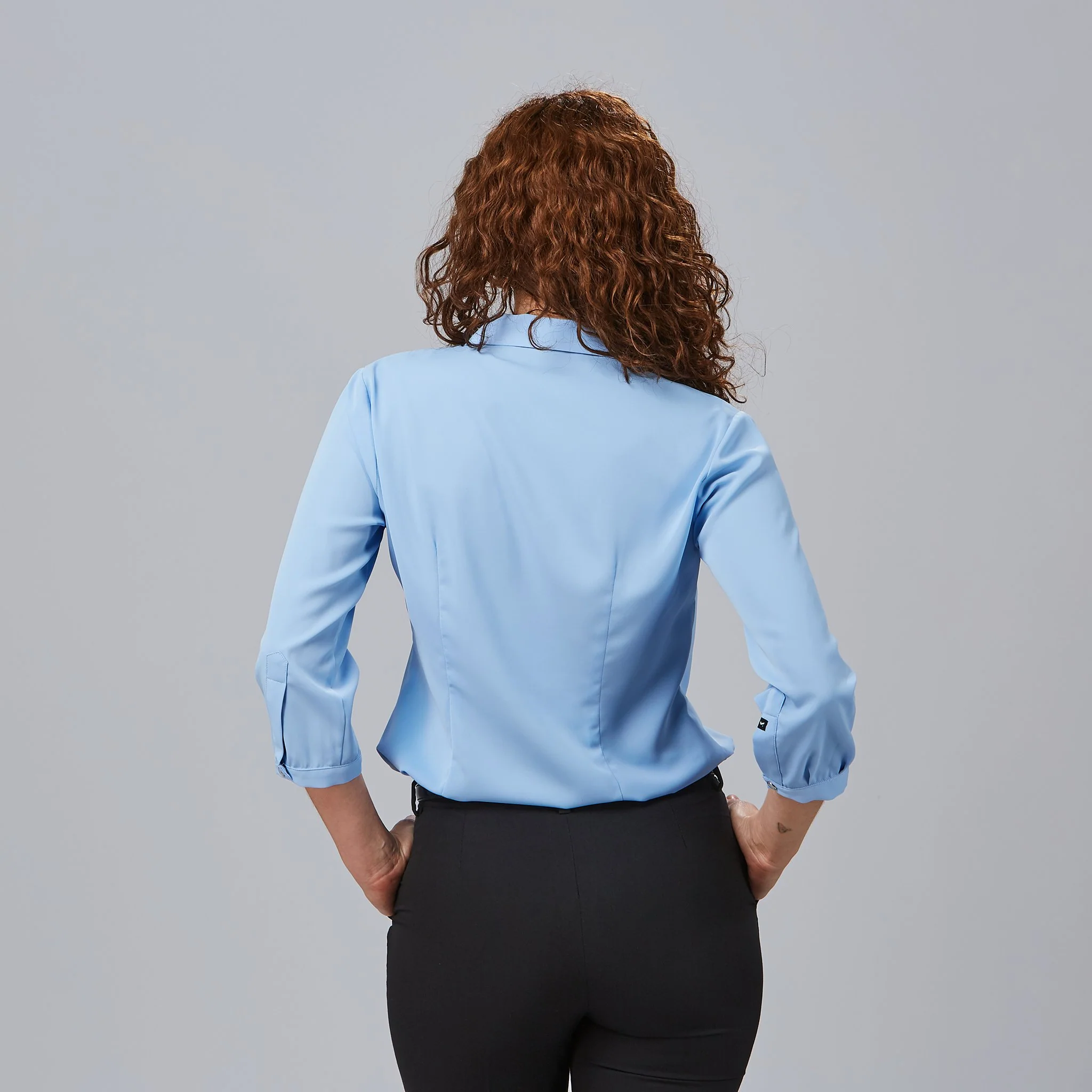 BLUSA MUJER CUELLO SOLAPA LAZO FLAVIA - Image 8