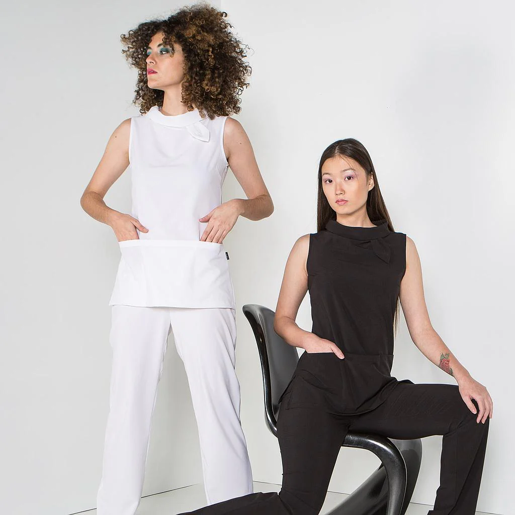BLUSA MUJER CUELLO VUELTO