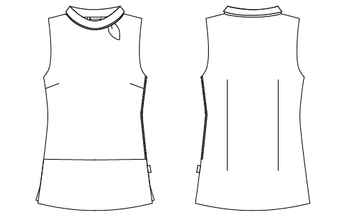 BLUSA MUJER CUELLO VUELTO - Image 4
