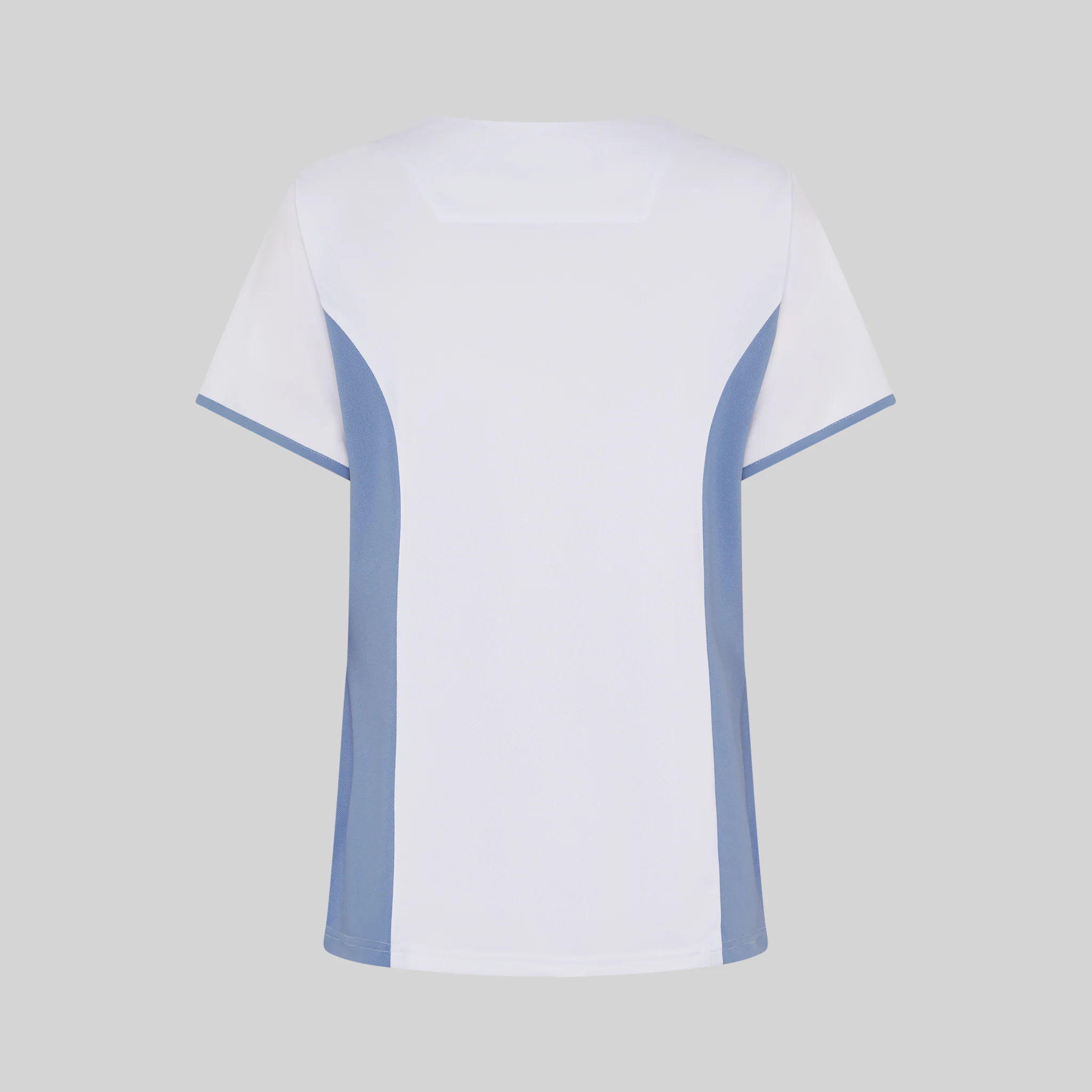 BLUSA MUJER ESCOTE PICO COMBINADA M/C CLEO - Image 11
