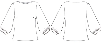 BLUSA MUJER MANGA RIZADA ROSANNA - Image 28
