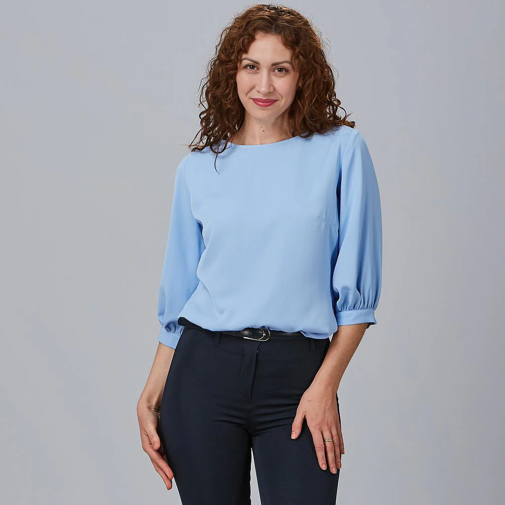 BLUSA MUJER MANGA RIZADA ROSANNA - Image 7