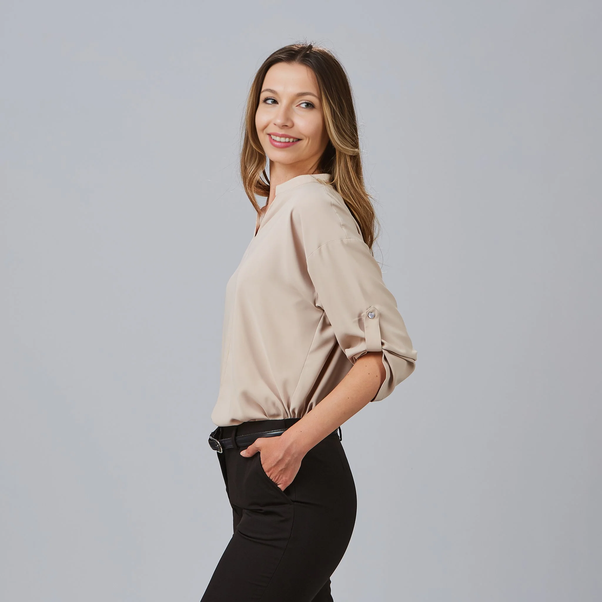 BLUSA MUJER MANGA ROLL UP MICAELA - Image 14