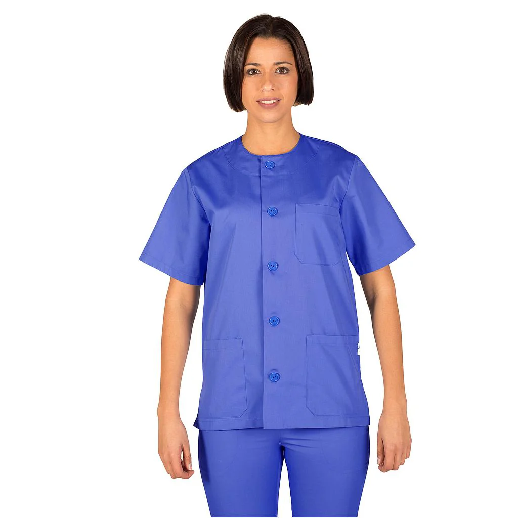 BLUSA SANITARIO UNISEX ABOTONADA COLORES - Image 8