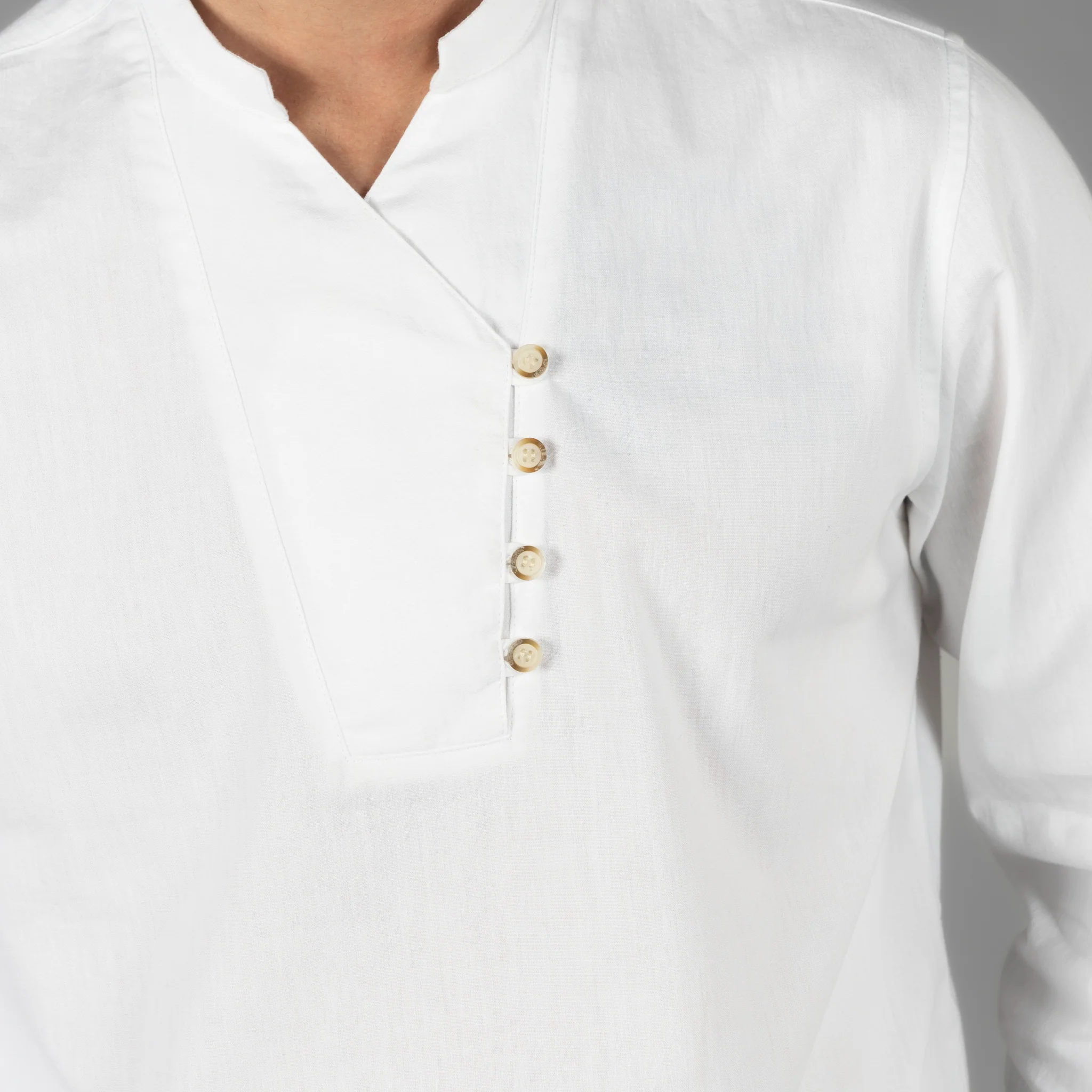 CAMISA HOMBRE CHAMBRAY CUELLO MAO NIAS - Image 5