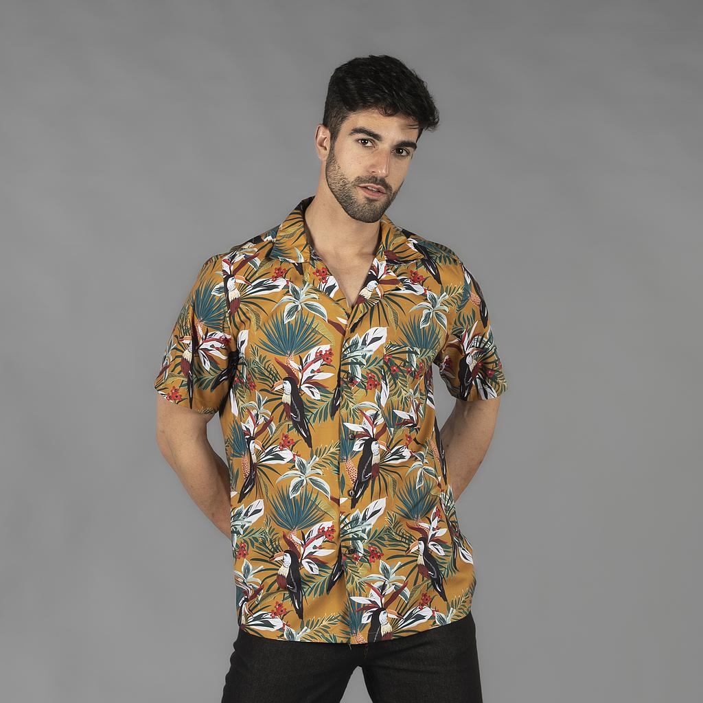 CAMISA HOMBRE CUELLO SOLAPA HAWAI - Image 23