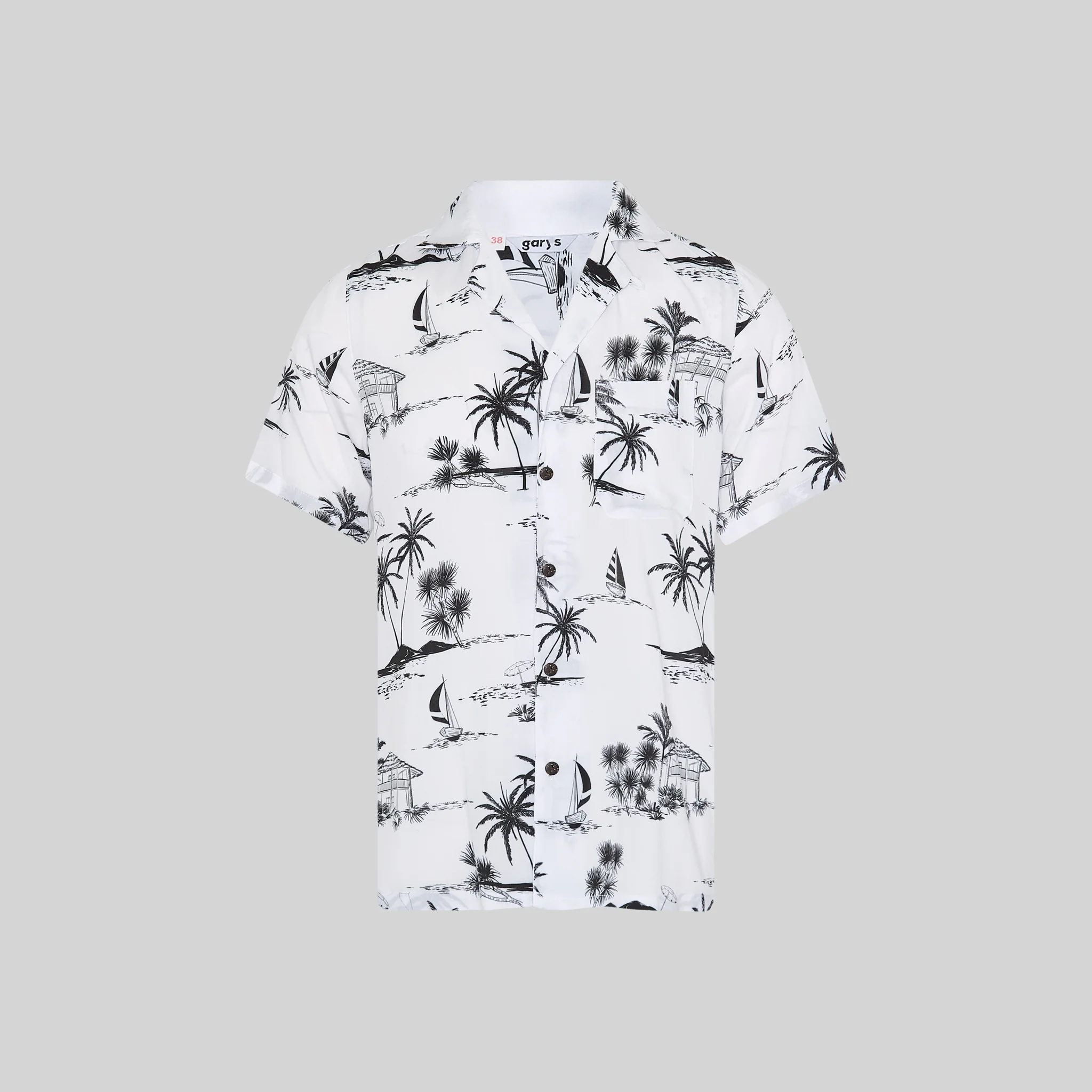 CAMISA HOMBRE CUELLO SOLAPA HAWAI - Image 5