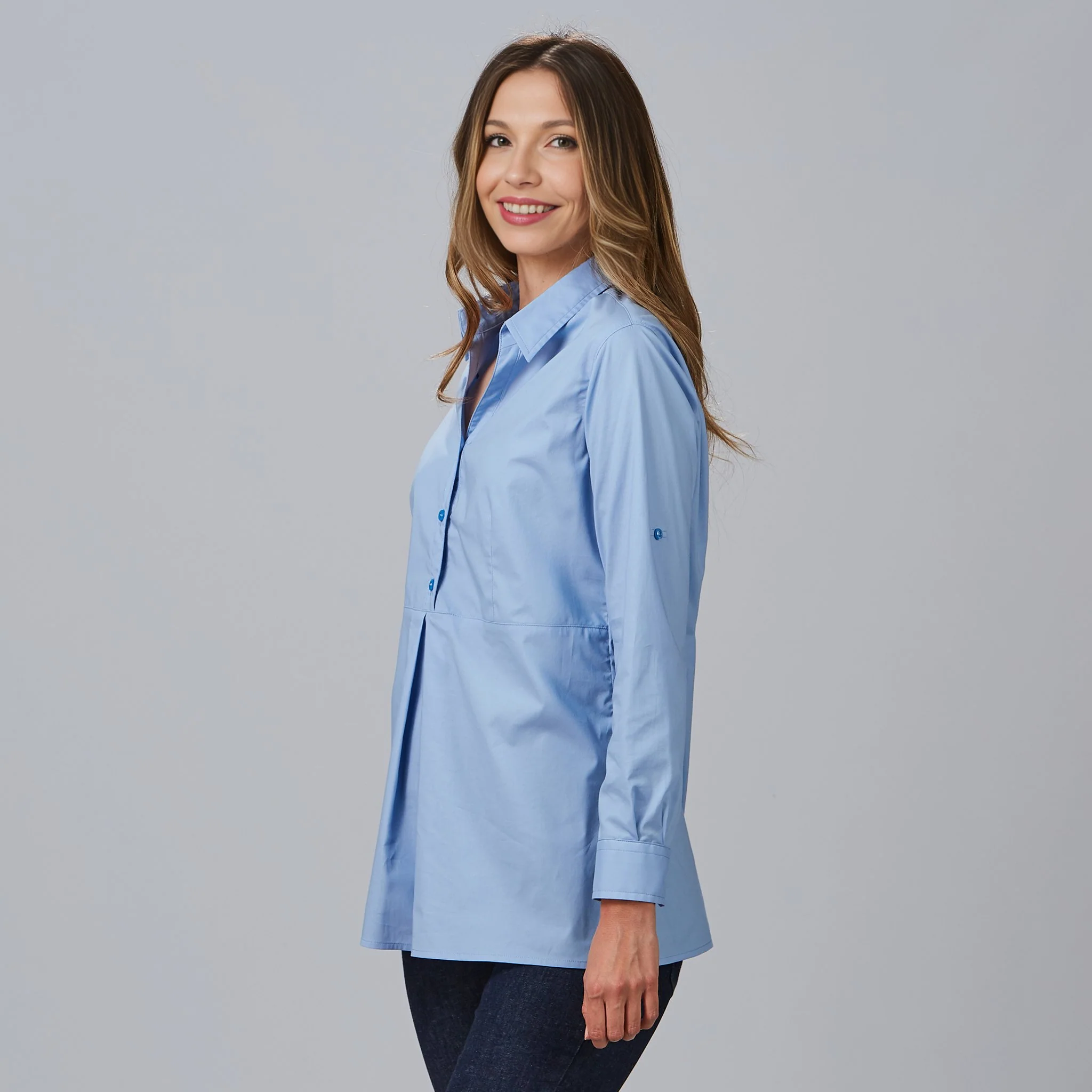 CAMISA MUJER MANGA ROLL UP LIVIA - Image 9