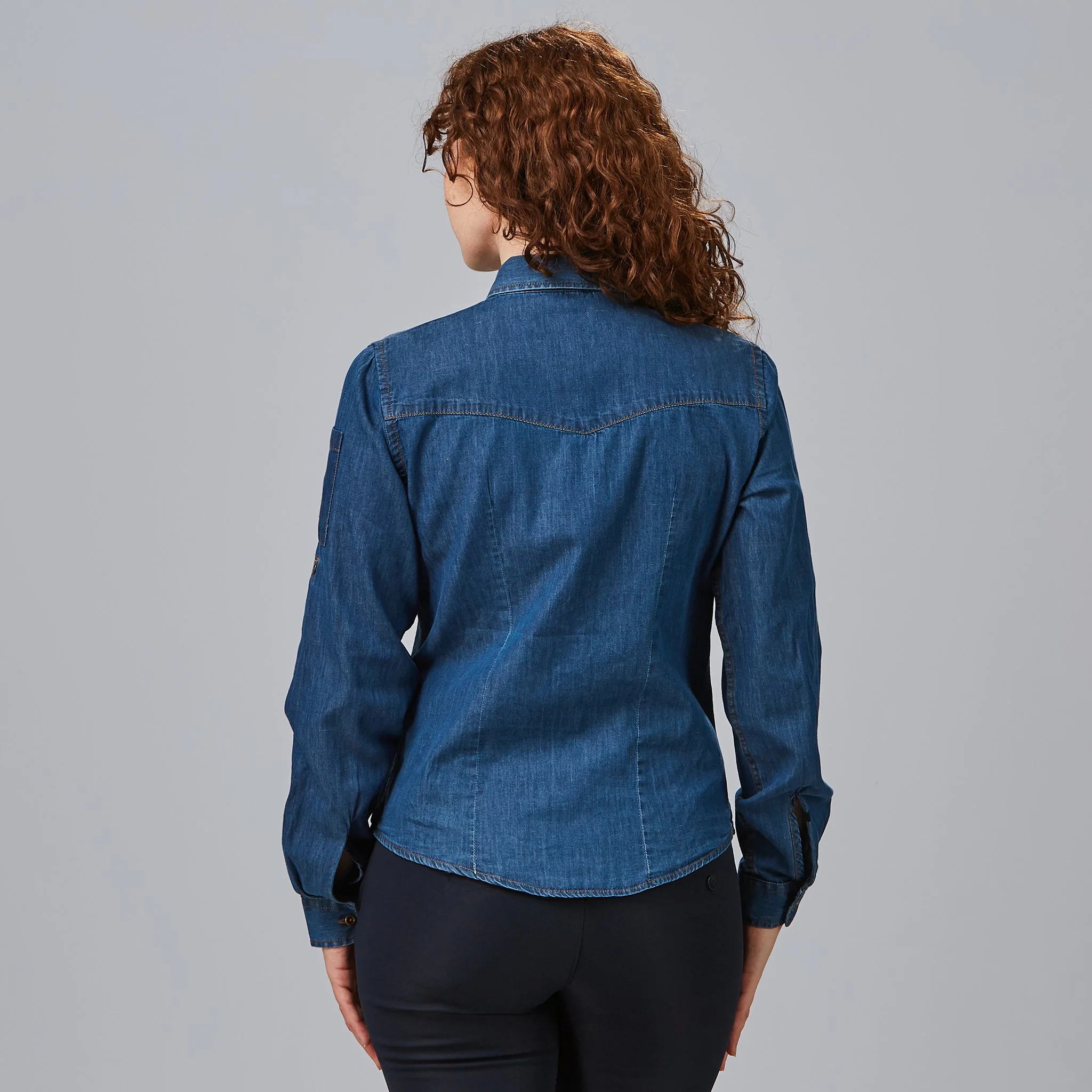 CAMISA MUJER TEJANO FINO LAVADO VALERIA - Image 6