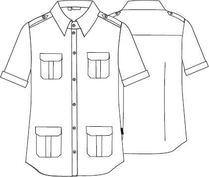 CAMISA UNISEX 4 BOLSILLOS ACIRON - Image 22