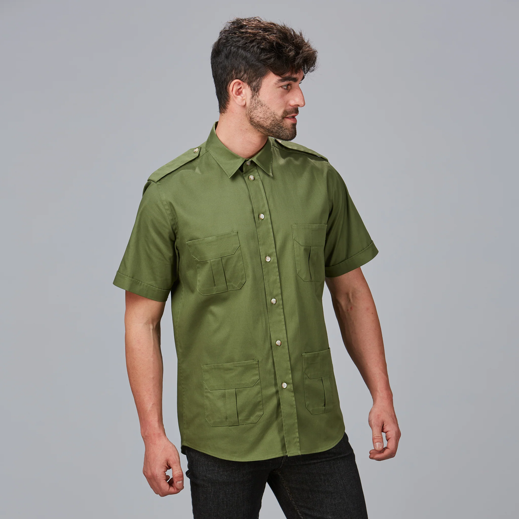 CAMISA UNISEX 4 BOLSILLOS ACIRON - Image 8