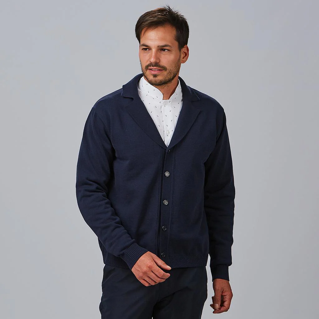 CARDIGAN CUELLO SOLAPA ABOTONADO HOMBRE - Image 8