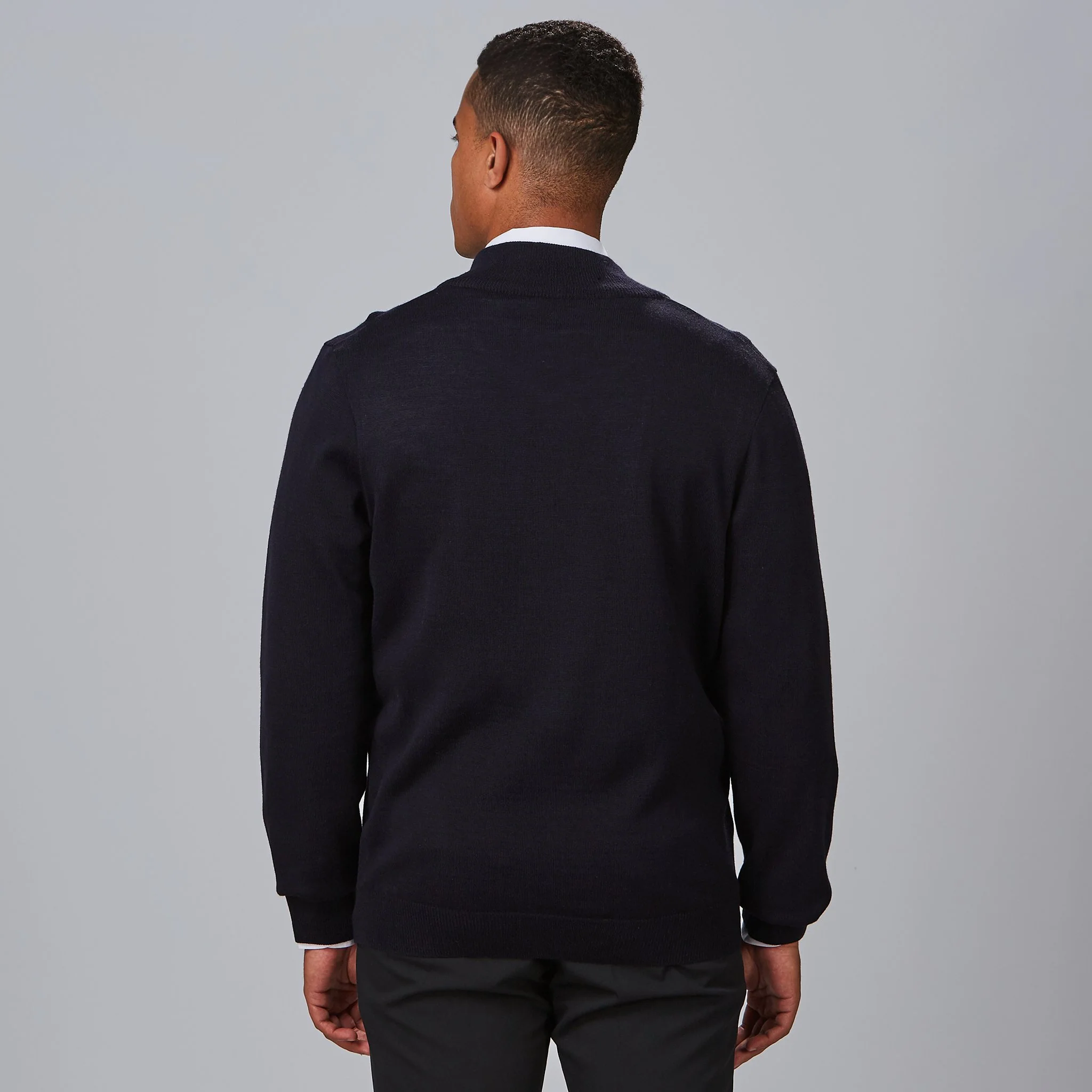 CARDIGAN HOMBRE PUNTO FINO CON CREMALLERA - Image 10