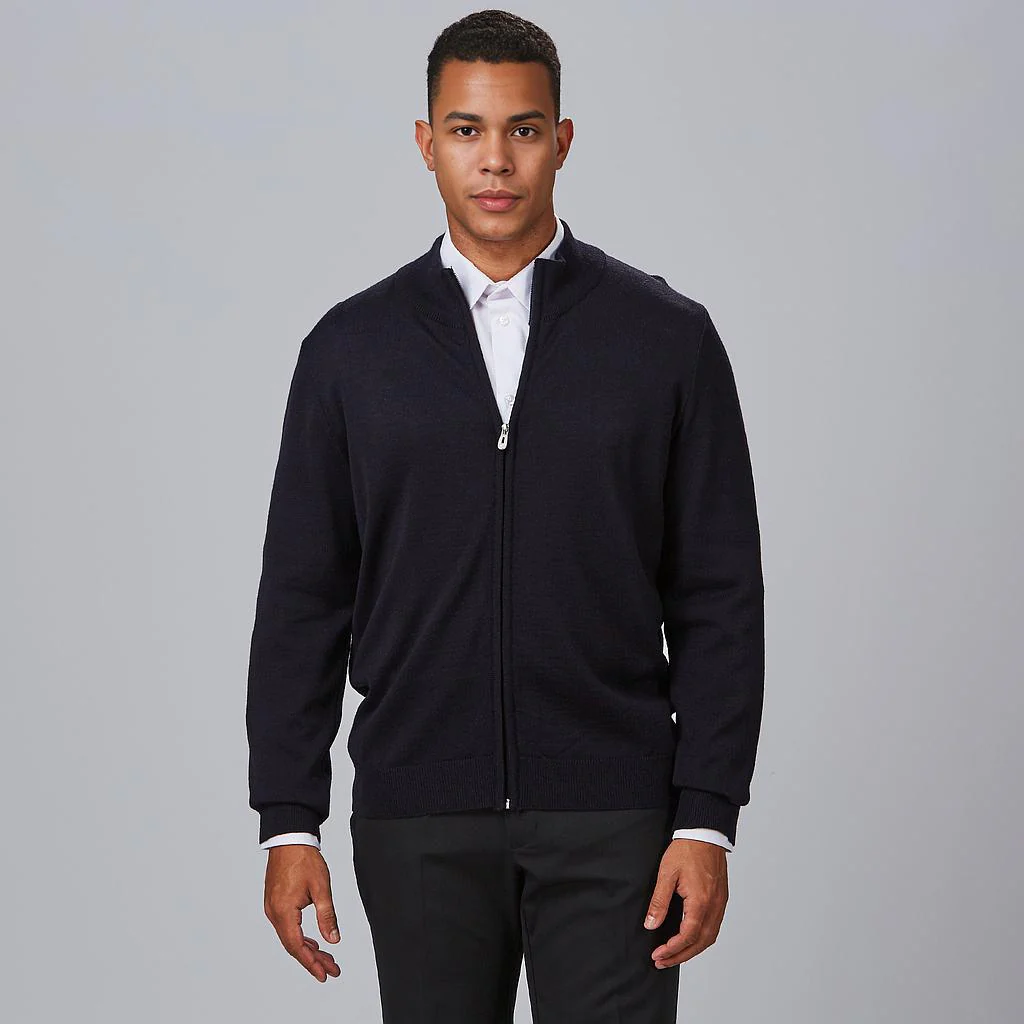 CARDIGAN HOMBRE PUNTO FINO CON CREMALLERA - Image 9