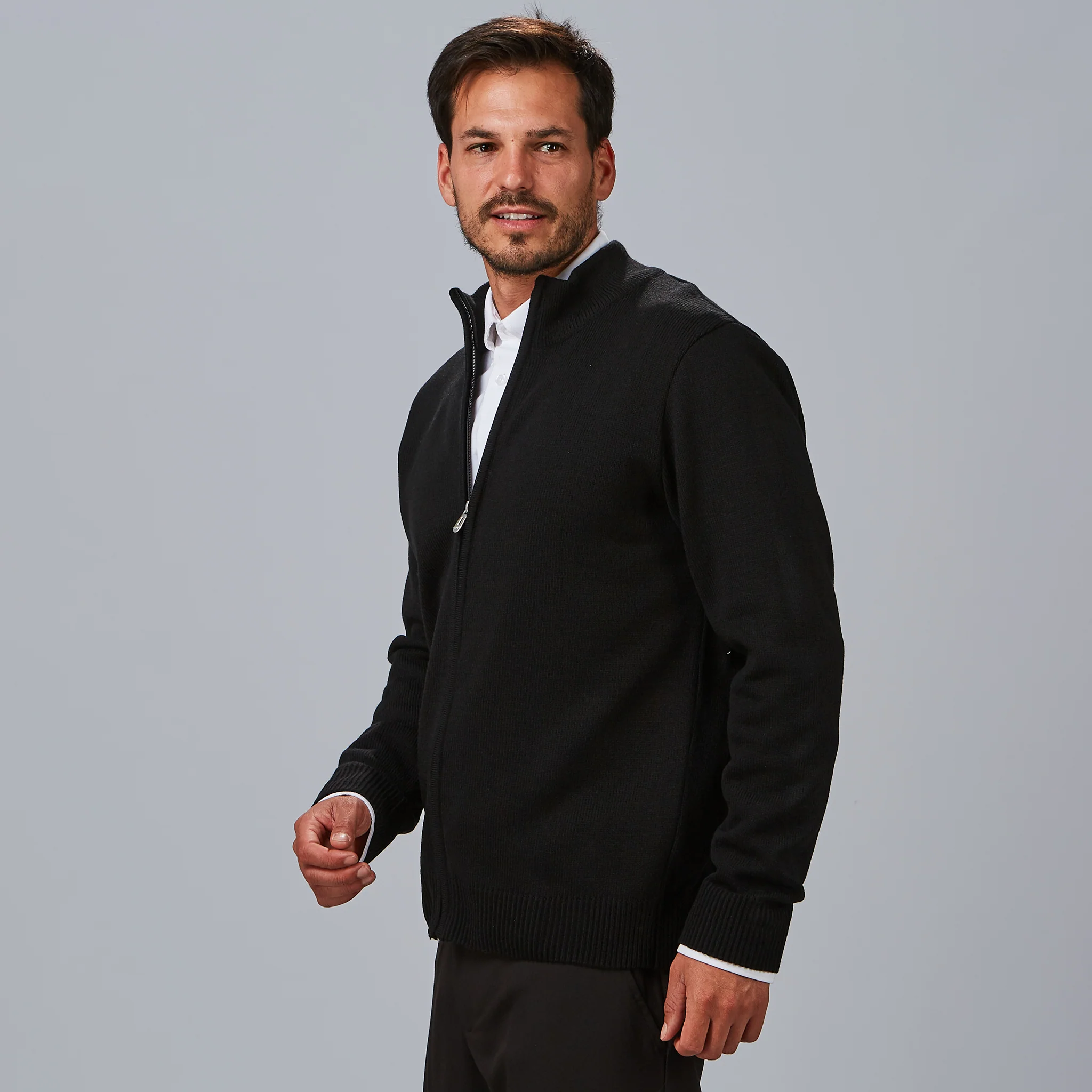 CARDIGAN HOMBRE PUNTO GRUESO CON CREMALLERA - Image 10