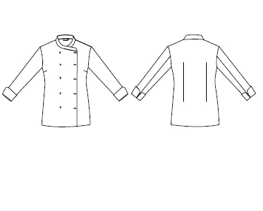 CHAQUETA COCINA MUJER NIZA SIN BOTONES (PEDIR APARTE REF 3111) - Image 10