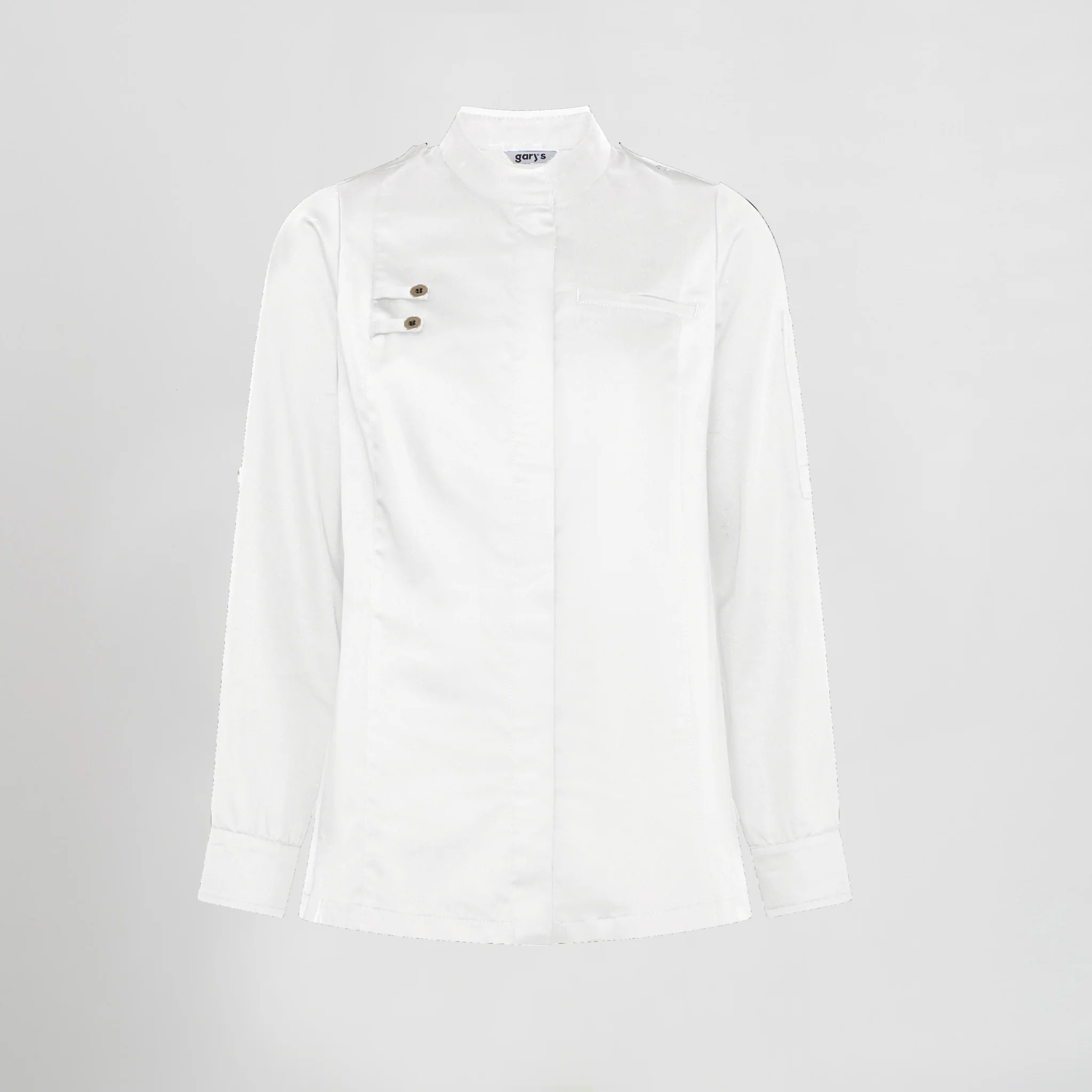 CHAQUETA COCINA MUJER SATEN ALGODON SOLA - Image 3