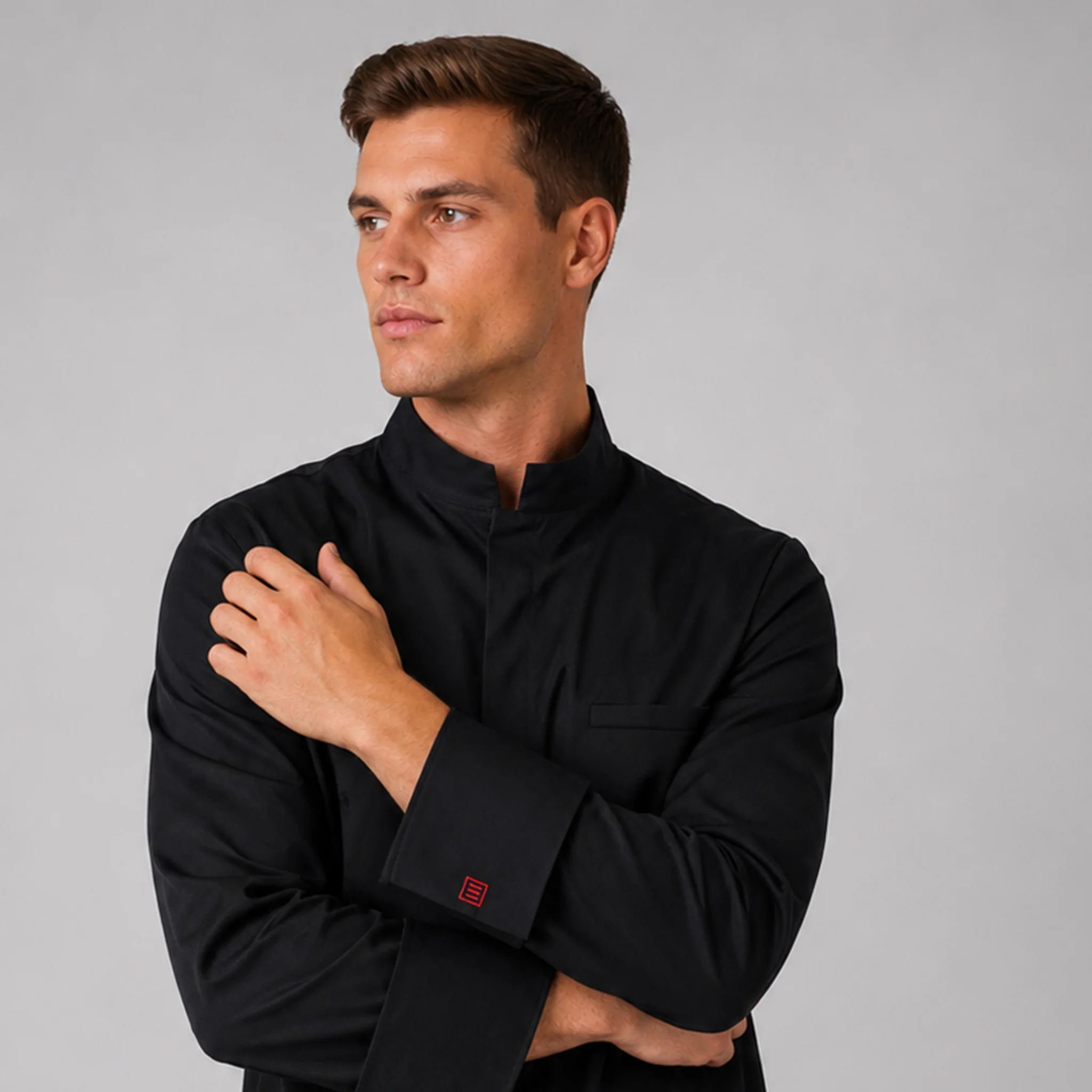 CHAQUETA COCINA UNISEX AGNI - Image 3