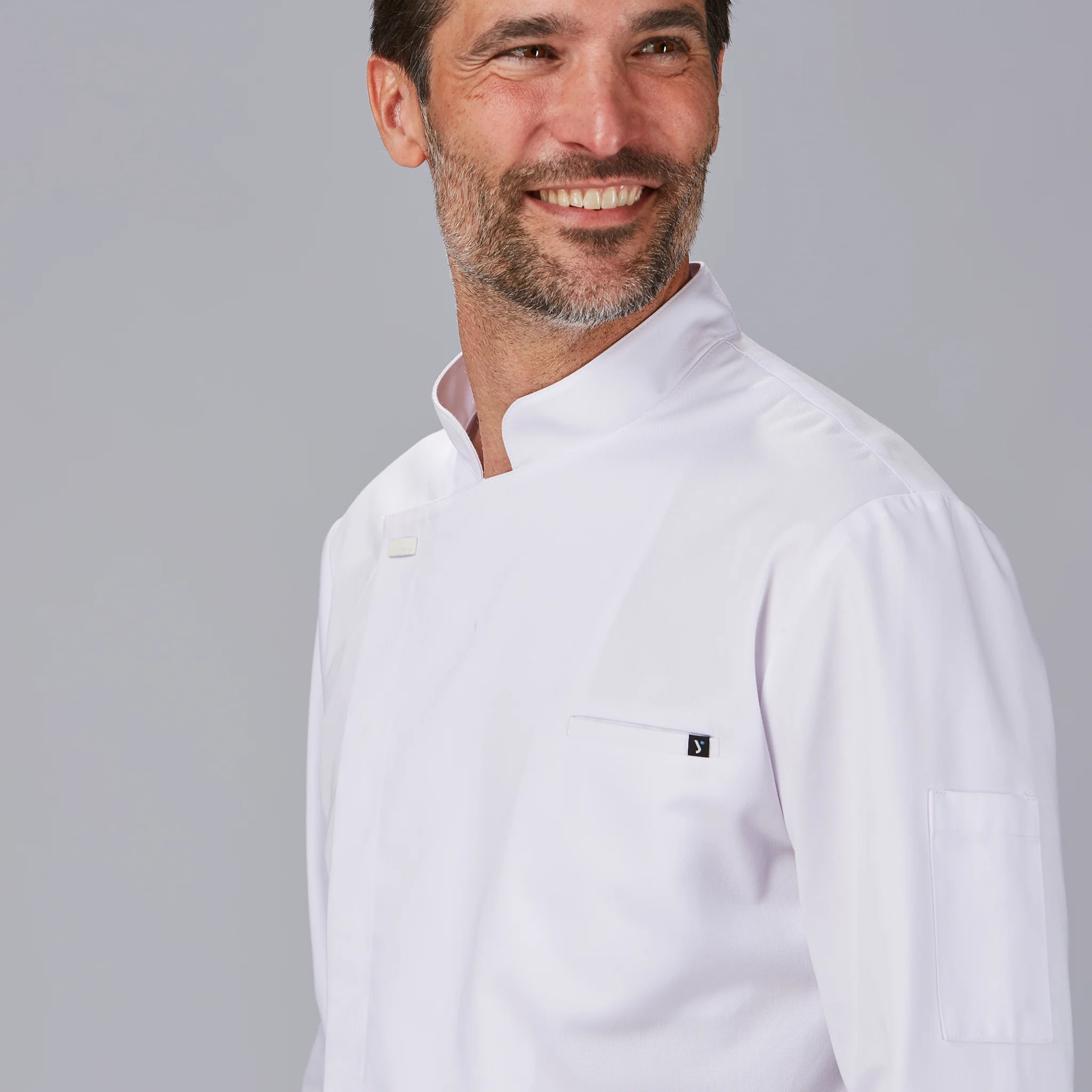 CHAQUETA COCINA UNISEX ANTIMANCHAS MOLINA - Image 5
