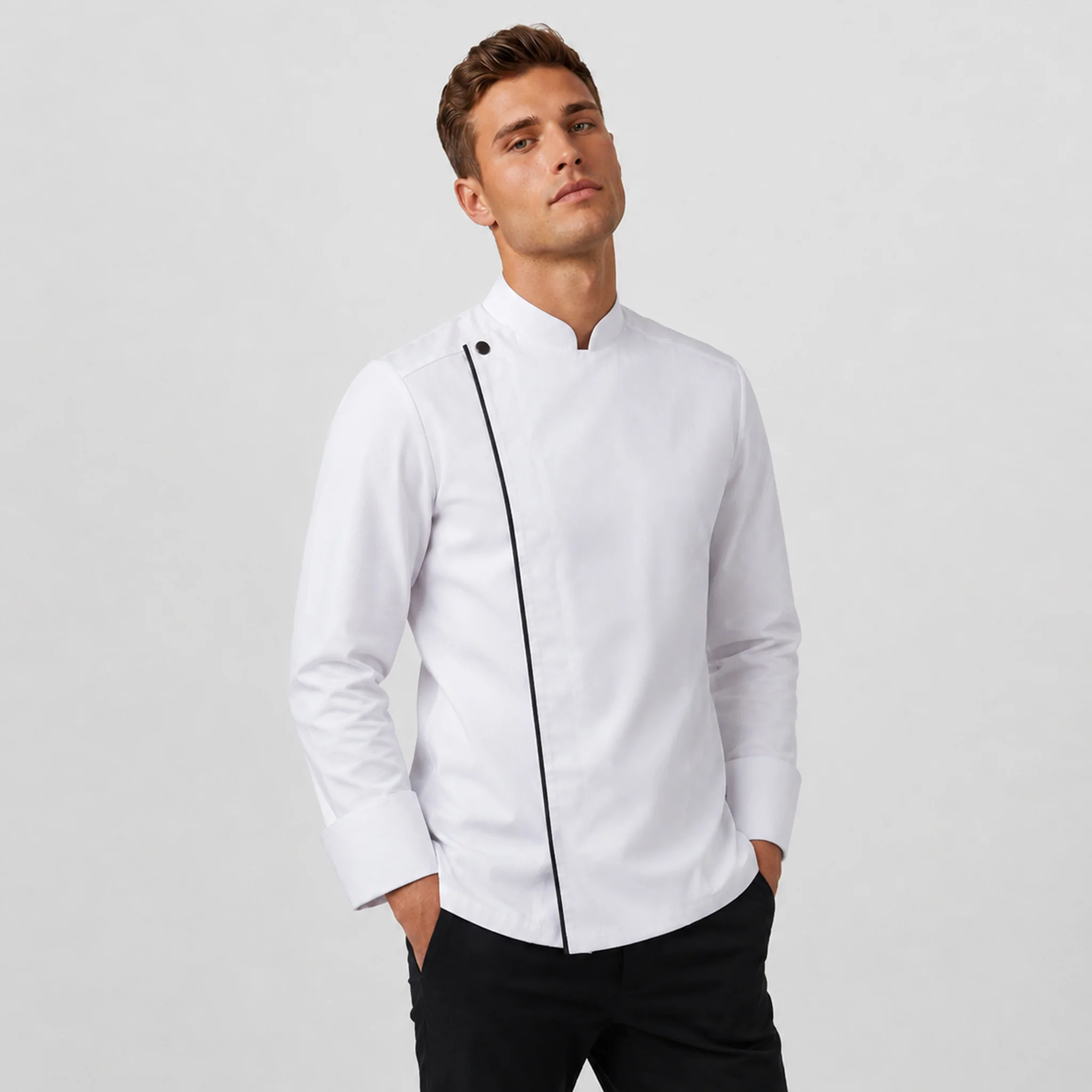 CHAQUETA COCINA UNISEX ATON - Image 2