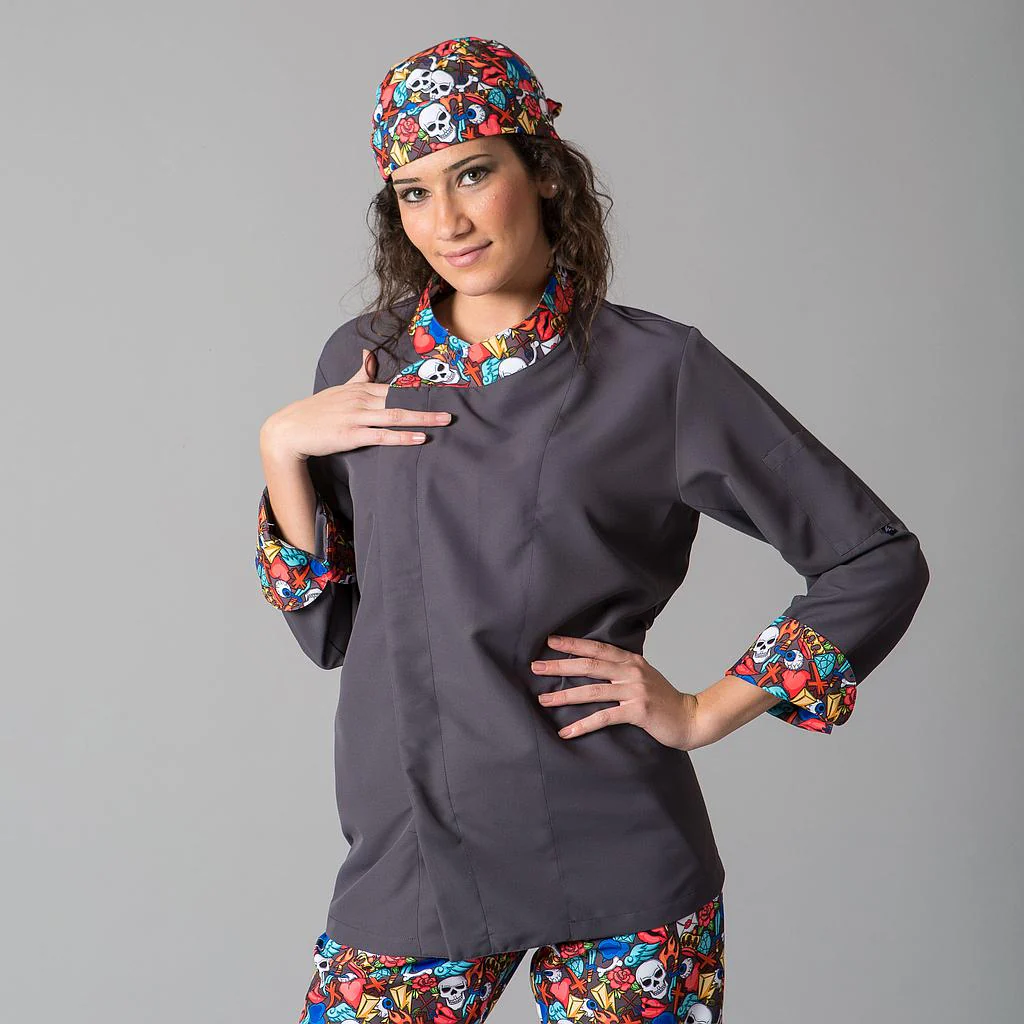 CHAQUETA COCINA UNISEX AYALA - Image 2