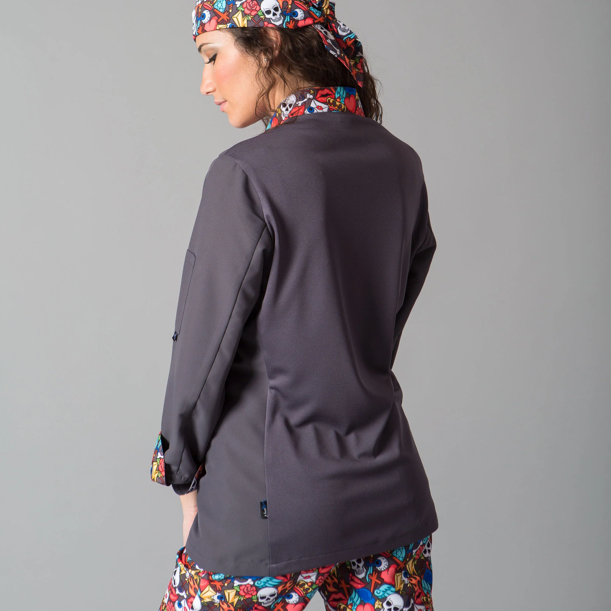 CHAQUETA COCINA UNISEX AYALA - Image 4