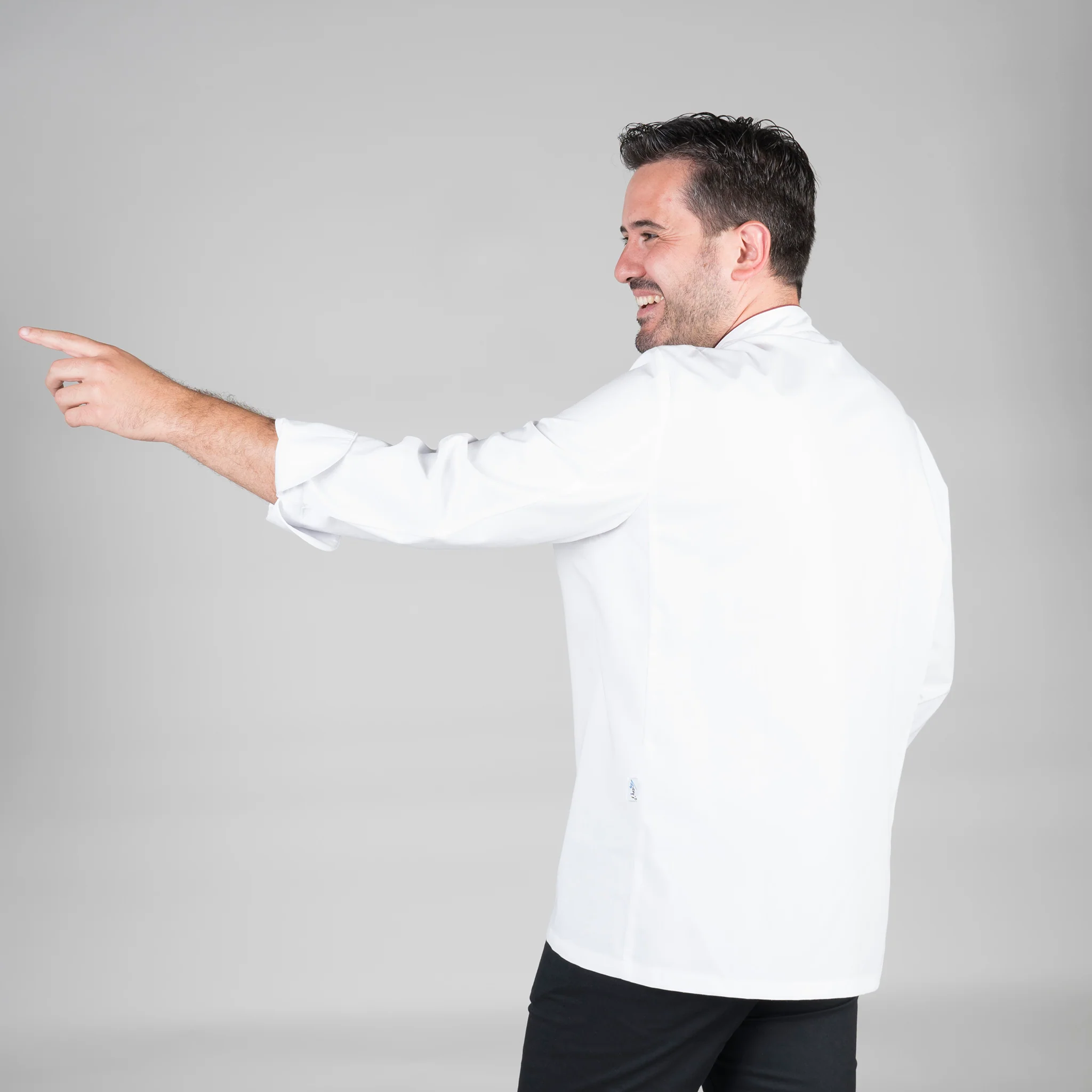 CHAQUETA COCINA UNISEX COMBI VIVO COLORES M/L - Image 3