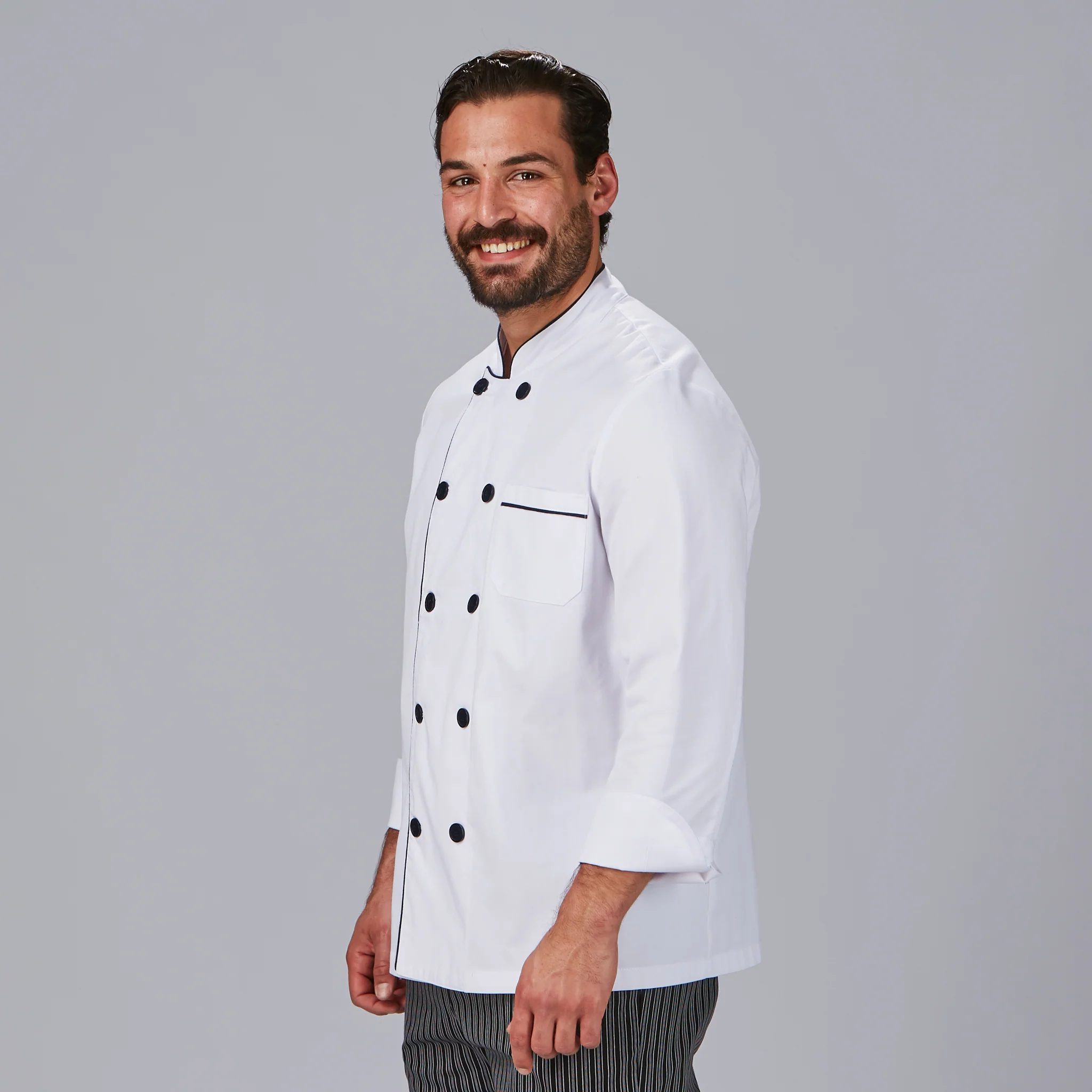 CHAQUETA COCINA UNISEX COMBI VIVO COLORES M/L - Image 8
