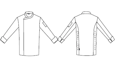 CHAQUETA COCINA UNISEX GOYA - Image 6