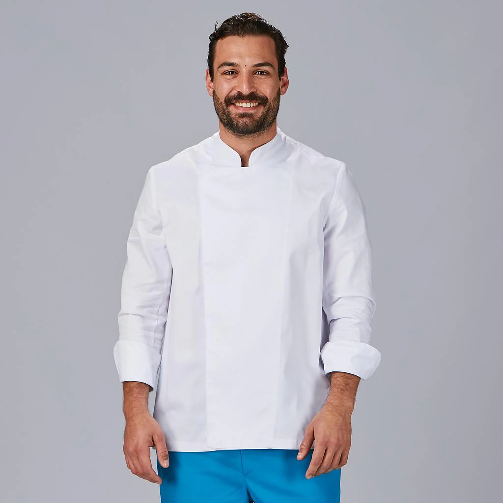 CHAQUETA COCINA UNISEX M/L VELCRO - Image 2