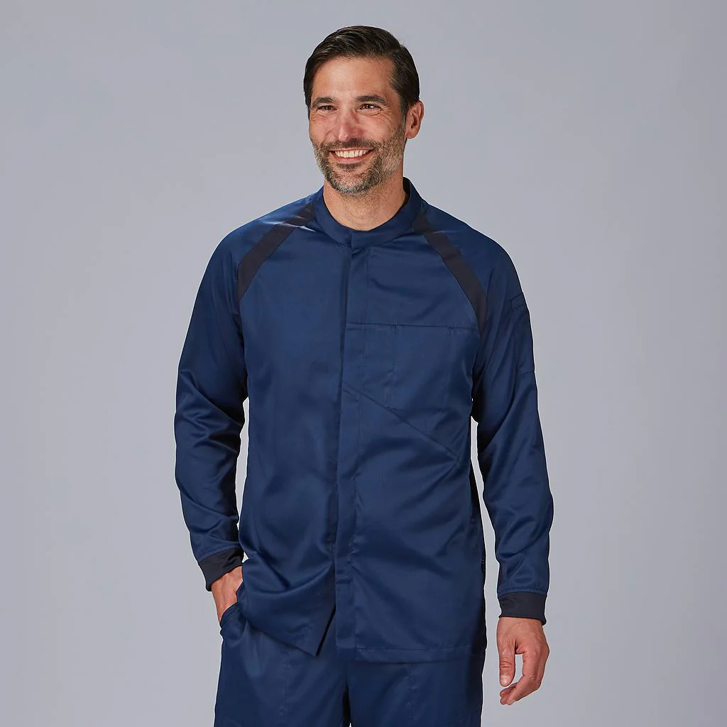 CHAQUETA COCINA UNISEX MANGA RANGLAN RUBIO - Image 15