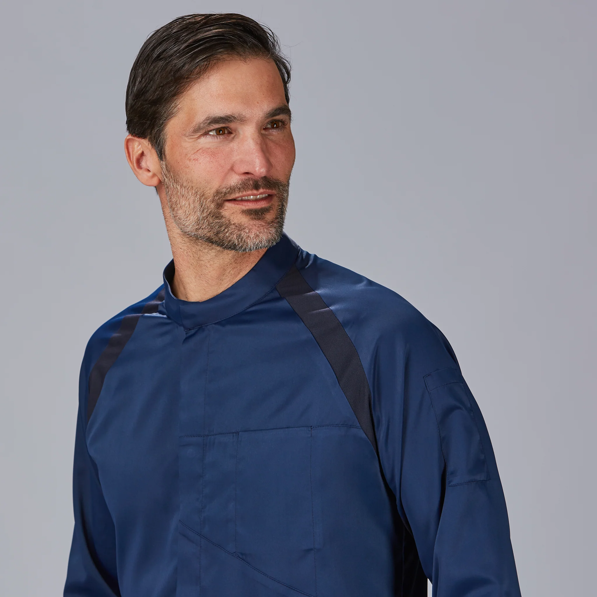 CHAQUETA COCINA UNISEX MANGA RANGLAN RUBIO - Image 18