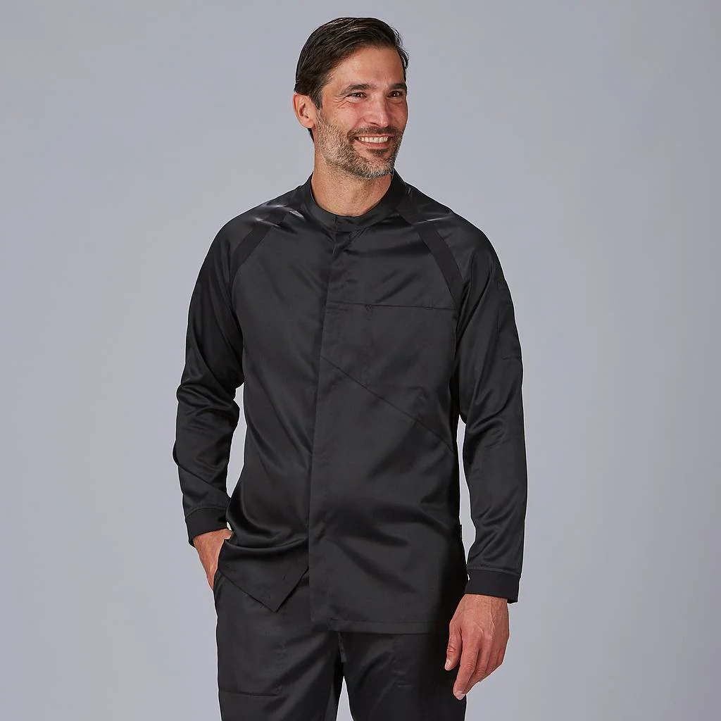 CHAQUETA COCINA UNISEX MANGA RANGLAN RUBIO - Image 22