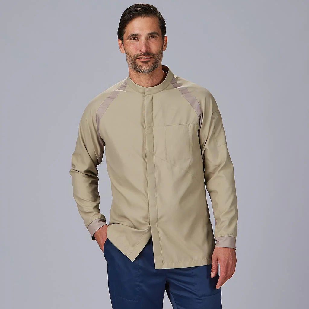 CHAQUETA COCINA UNISEX MANGA RANGLAN RUBIO - Image 8