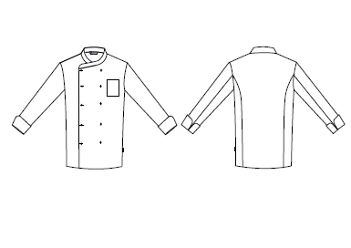 CHAQUETA COCINA UNISEX NAPOLES ANTIMANCHAS (TEFLON) M/L - Image 7