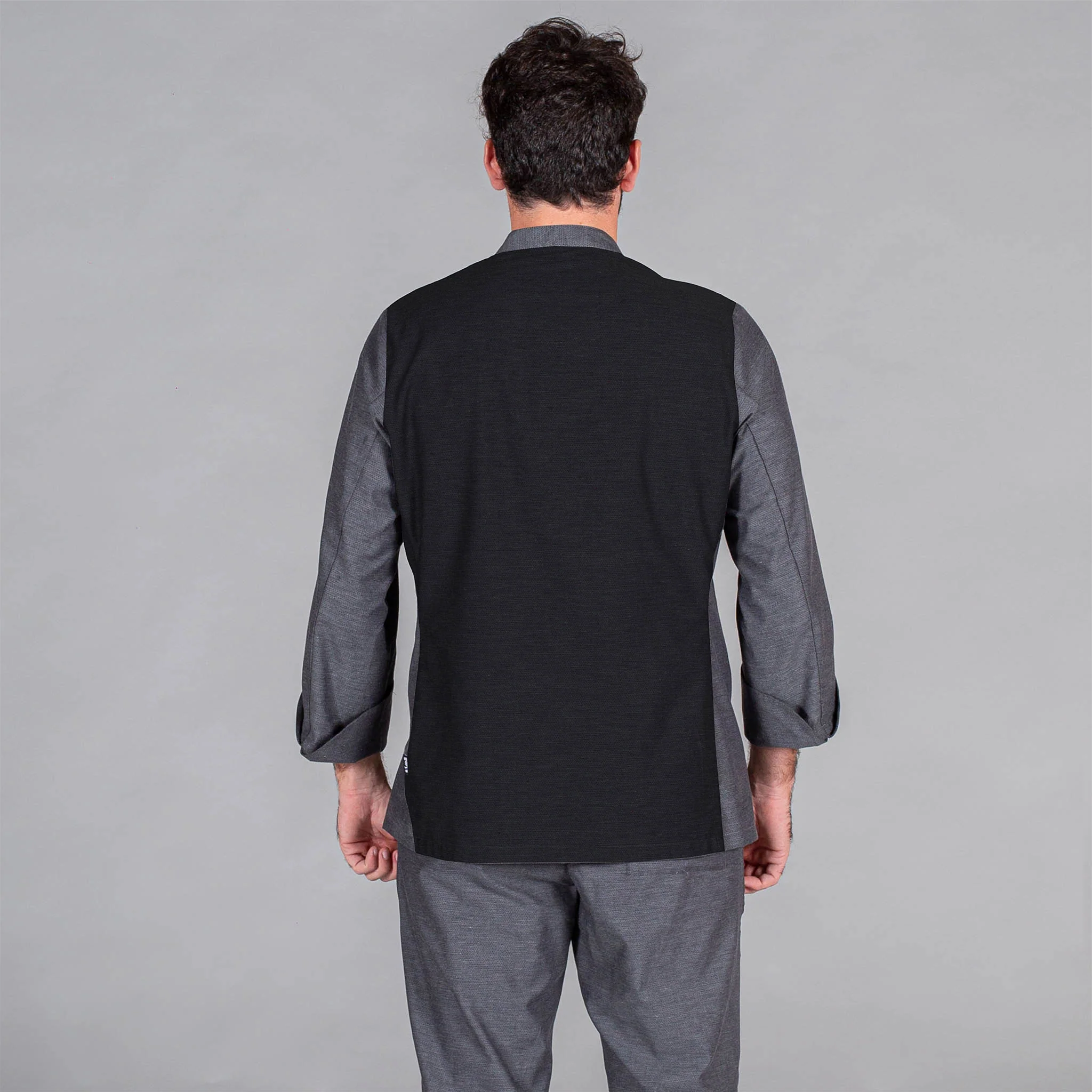 CHAQUETA COCINA UNISEX SILVA - Image 3