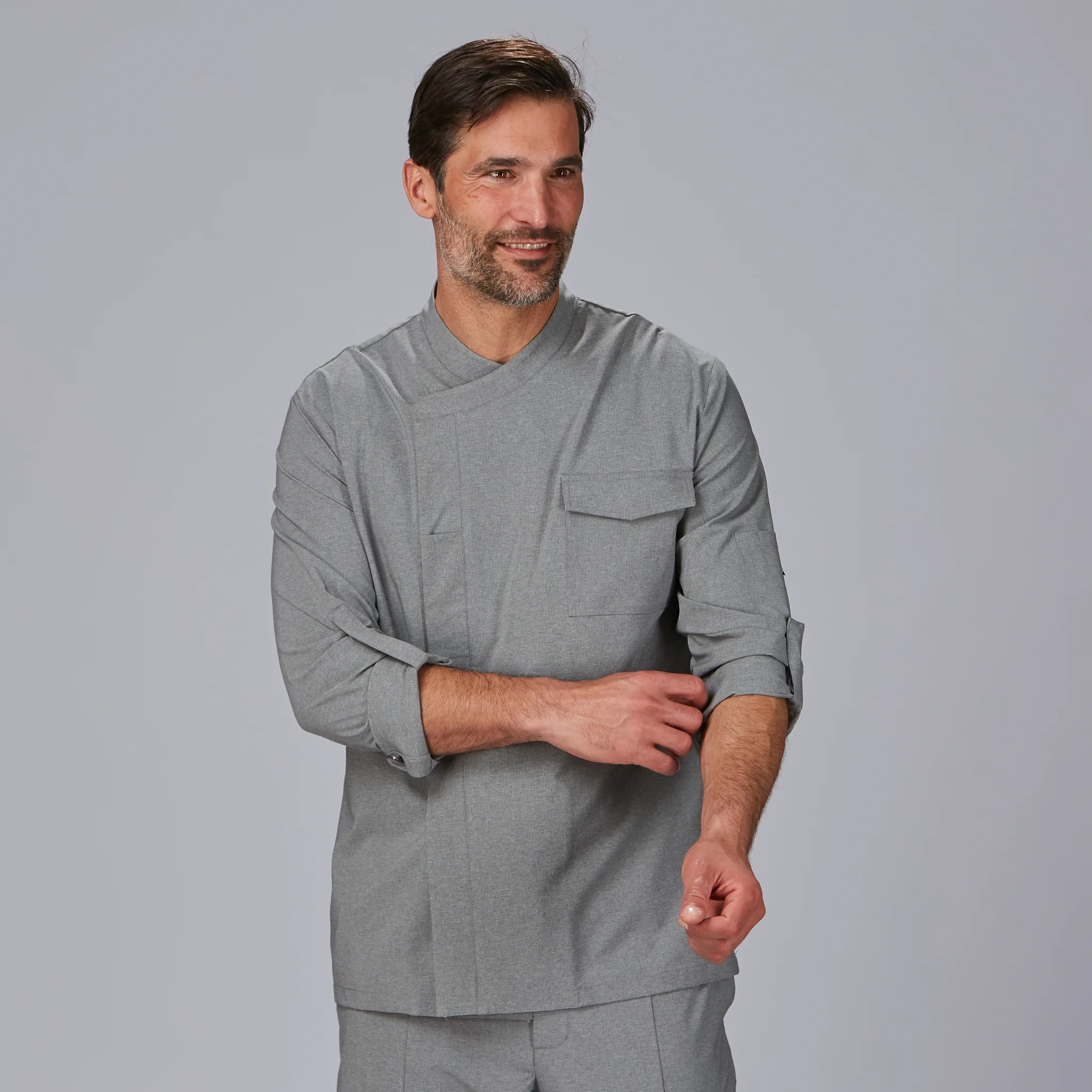 CHAQUETA COCINA UNISEX SLIM FIT LORCA - Image 5