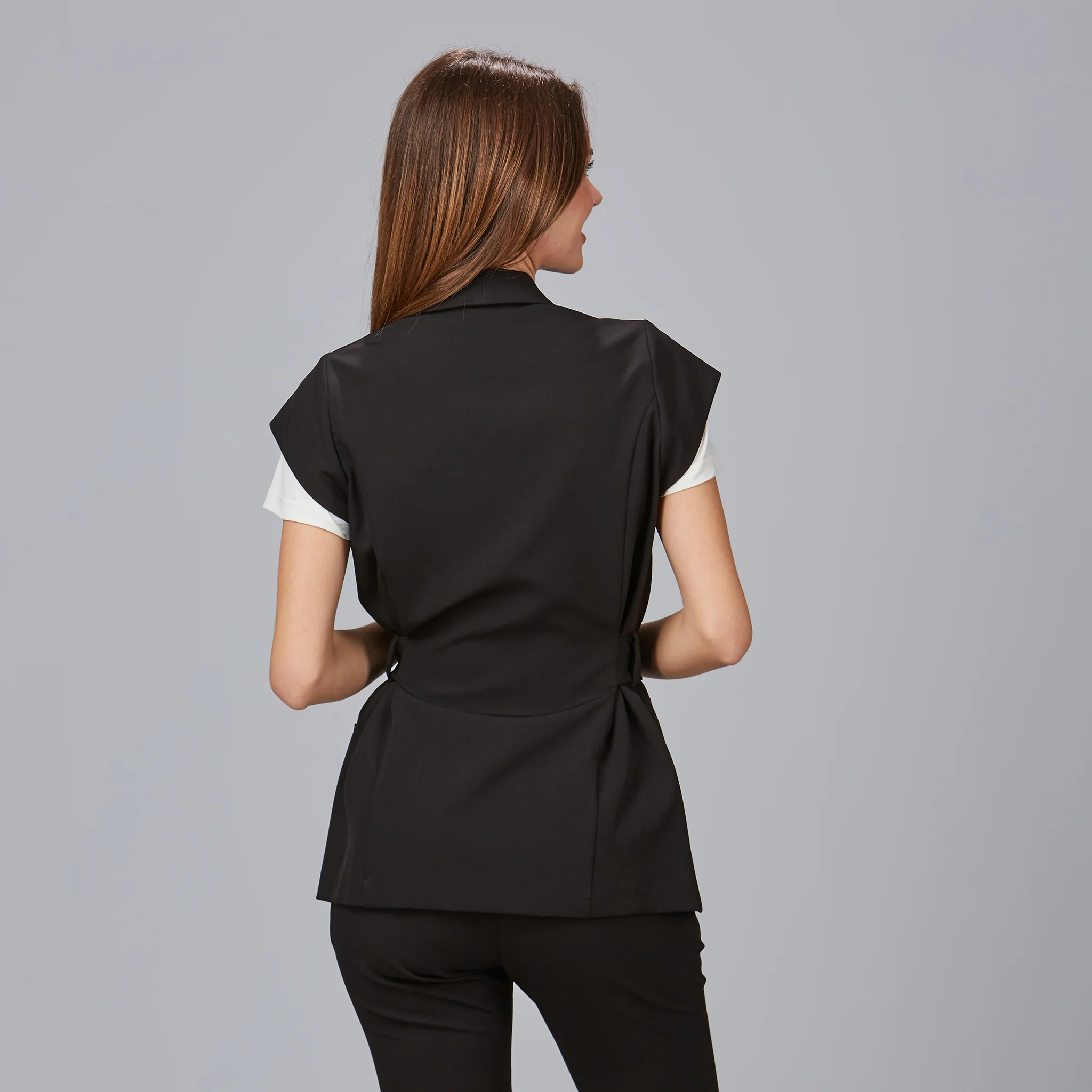 CHAQUETA MUJER CUELLO SMOKING MELI - Image 5